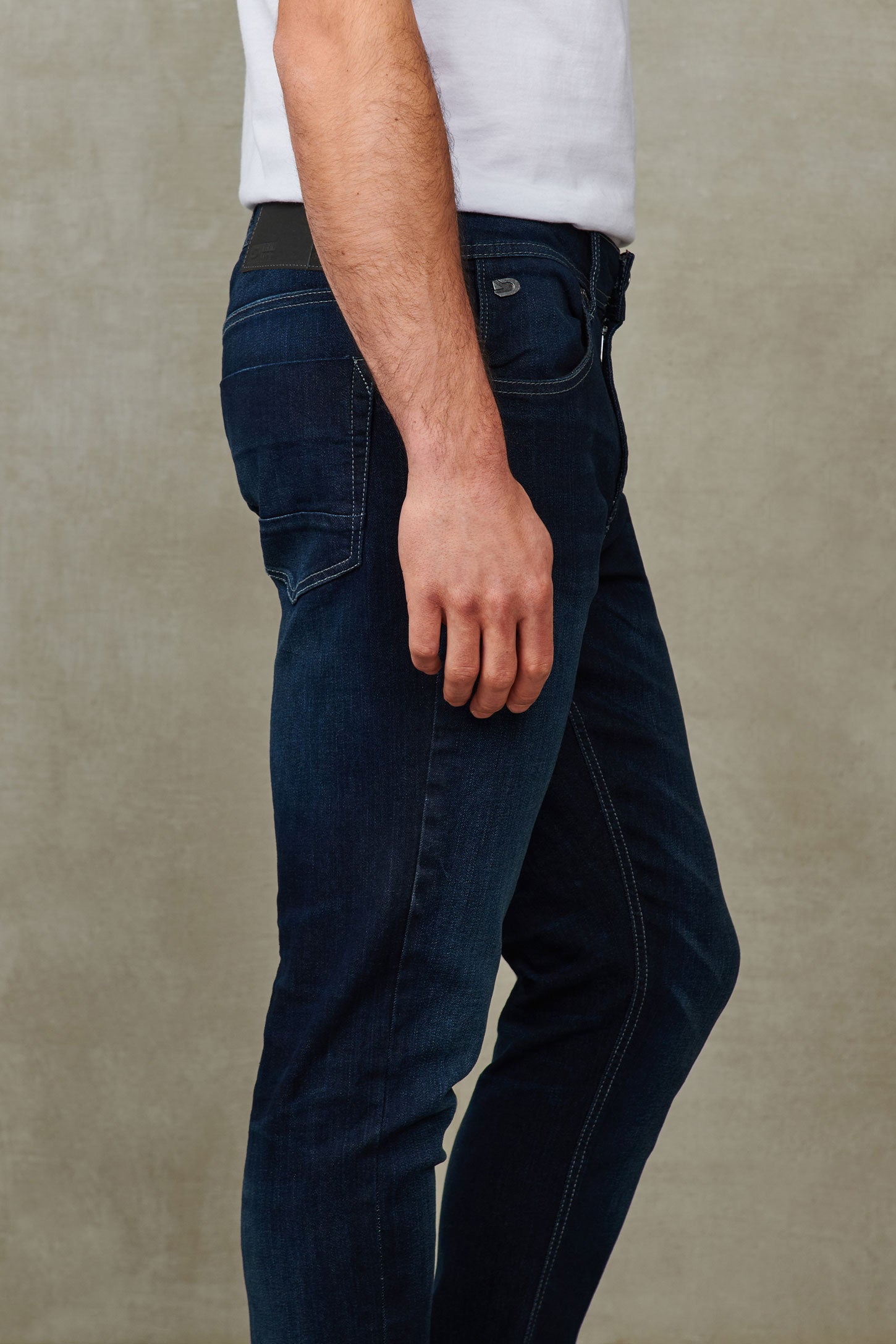 Jeans jambe étroite 32'' - Homme && INDIGO