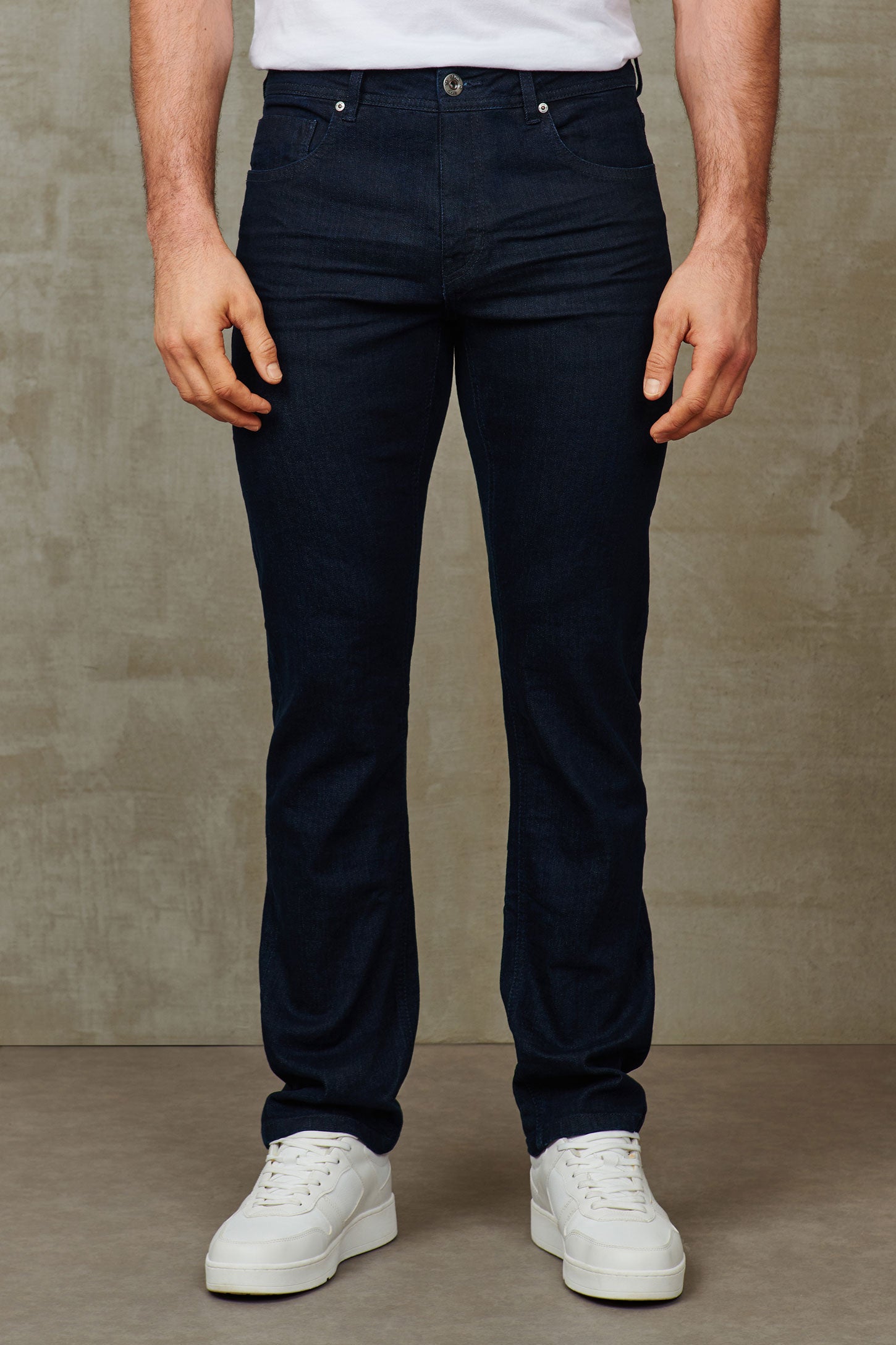 Jeans coupe droite 30'' - Homme && INDIGO