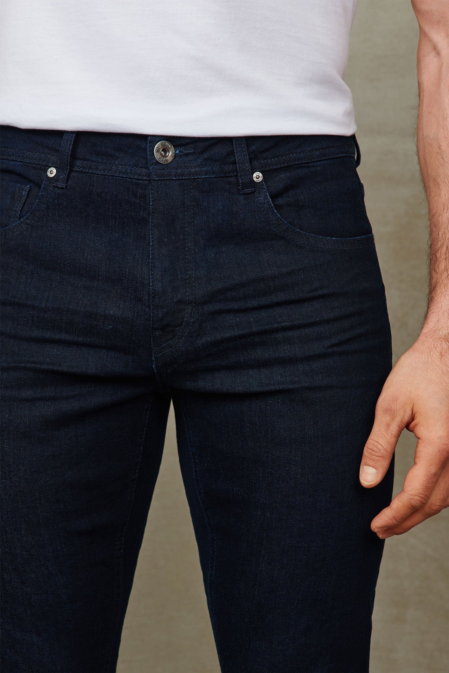 Jeans coupe droite 30'' - Homme && INDIGO