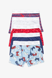 Lot de 5 caleçons en coton, 2/30$ - Enfant garçon && ROUGE