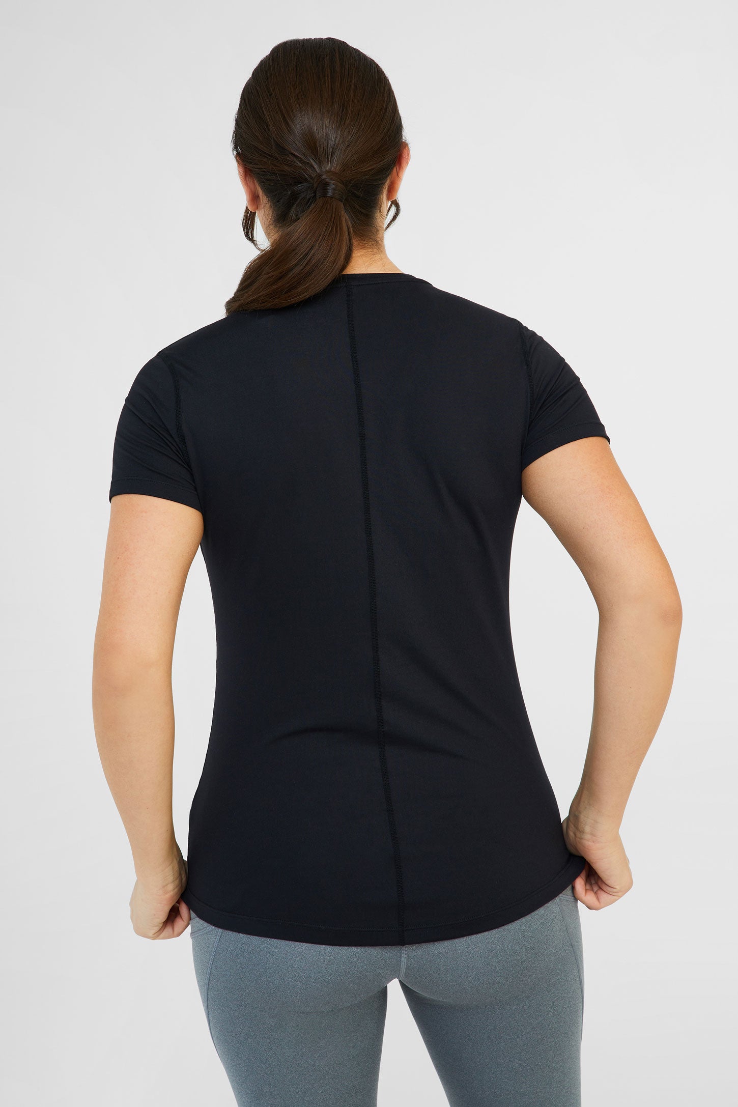 T-shirt sportif imprimé - Femme && NOIR