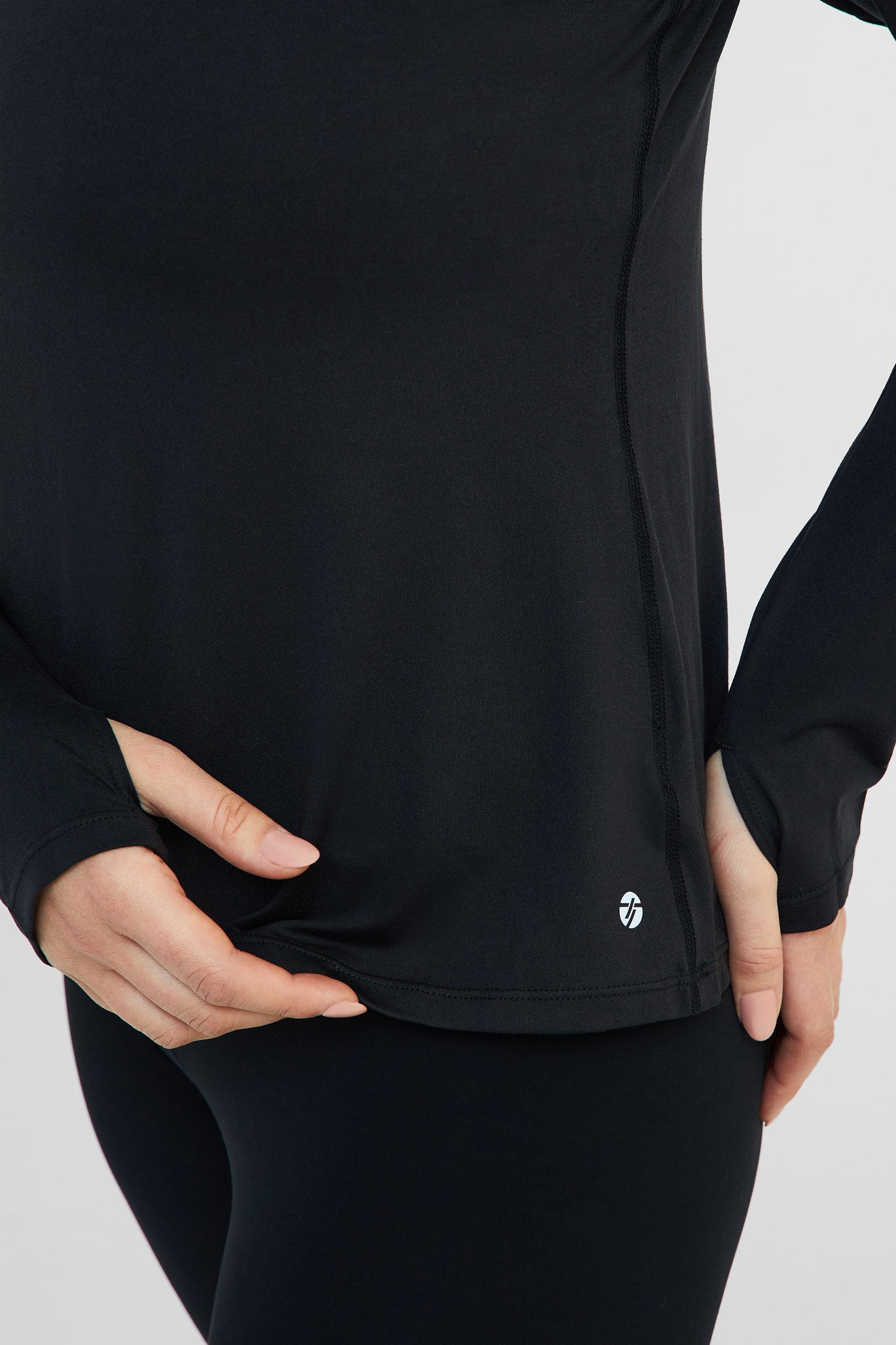 Chandail manches longues sportif - Femme && NOIR