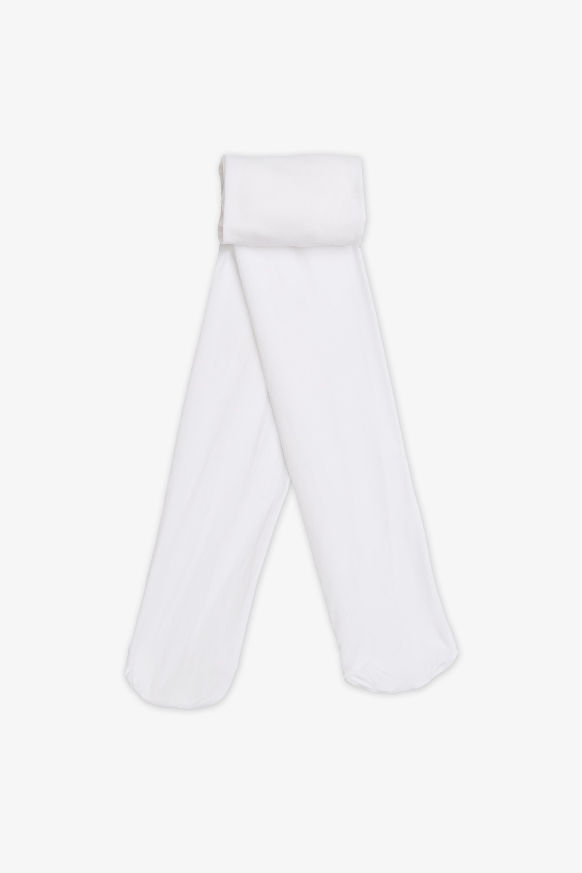 Bas collant en coton - Bébé fille && BLANC