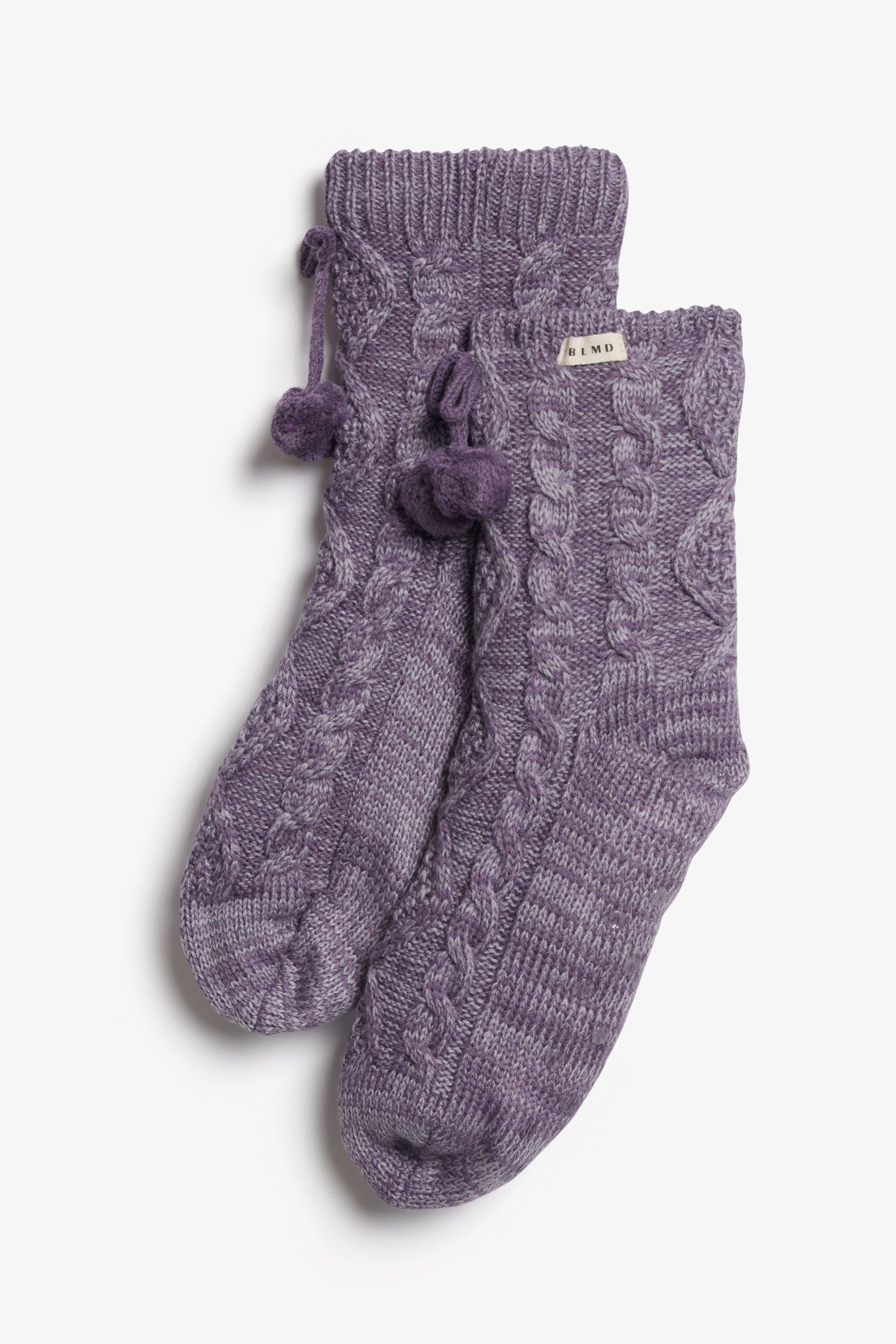 Chaussettes en tricot câblé et sherpa, 2/20$ - Ado fille && LILAS