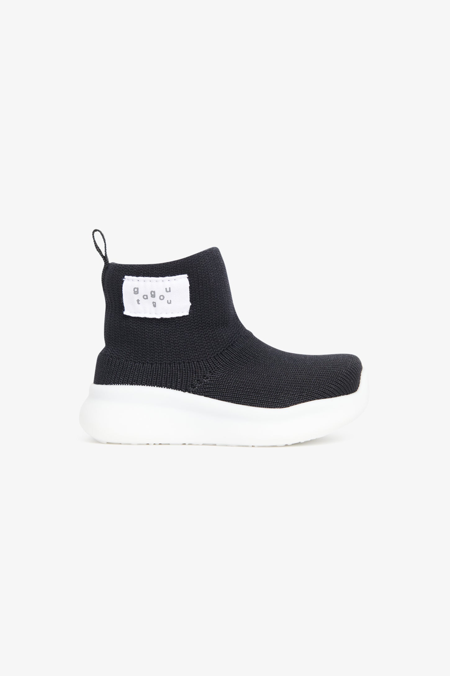 Chaussures-chaussettes tricot avec semelles moulées - Bébé && NOIR