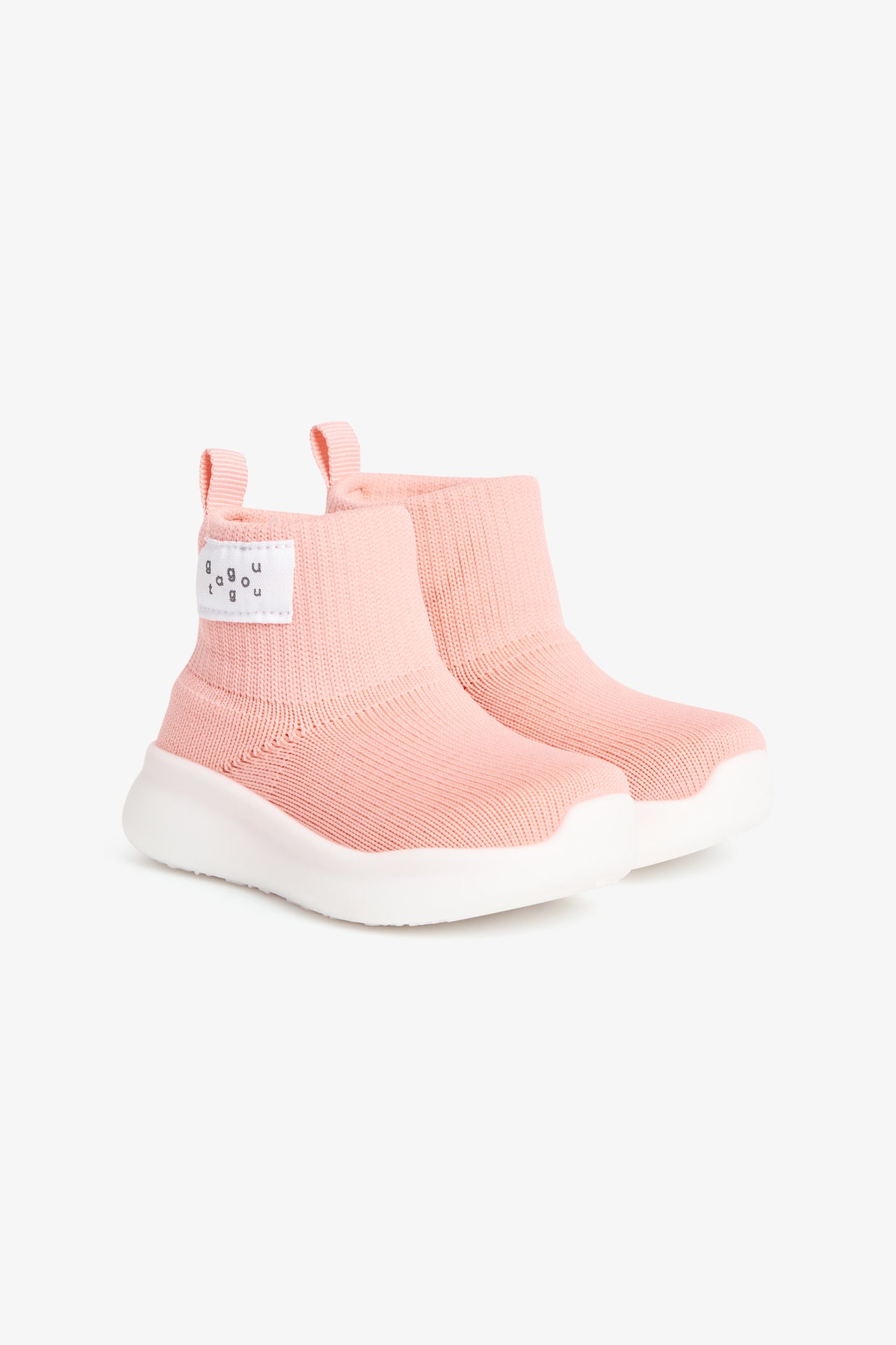 Chaussures-chaussettes tricot avec semelles moulées - Bébé && ROSE