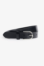 Ceinture en cuir - Femme && NOIR