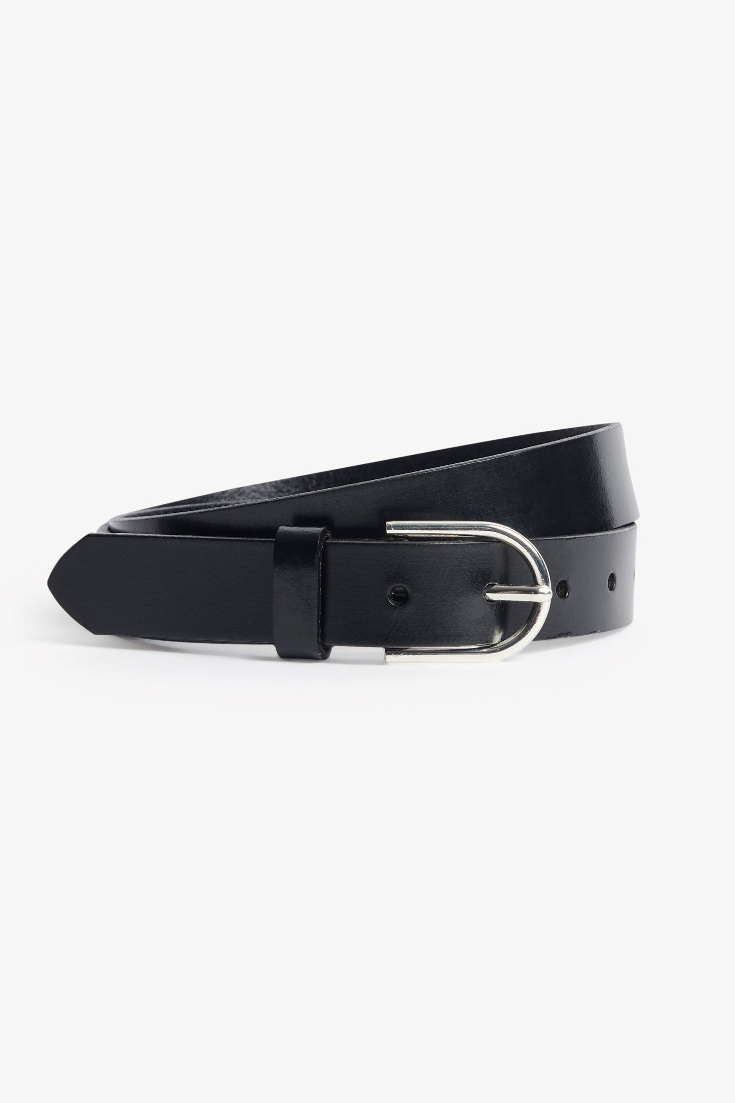 Ceinture en cuir - Femme && NOIR