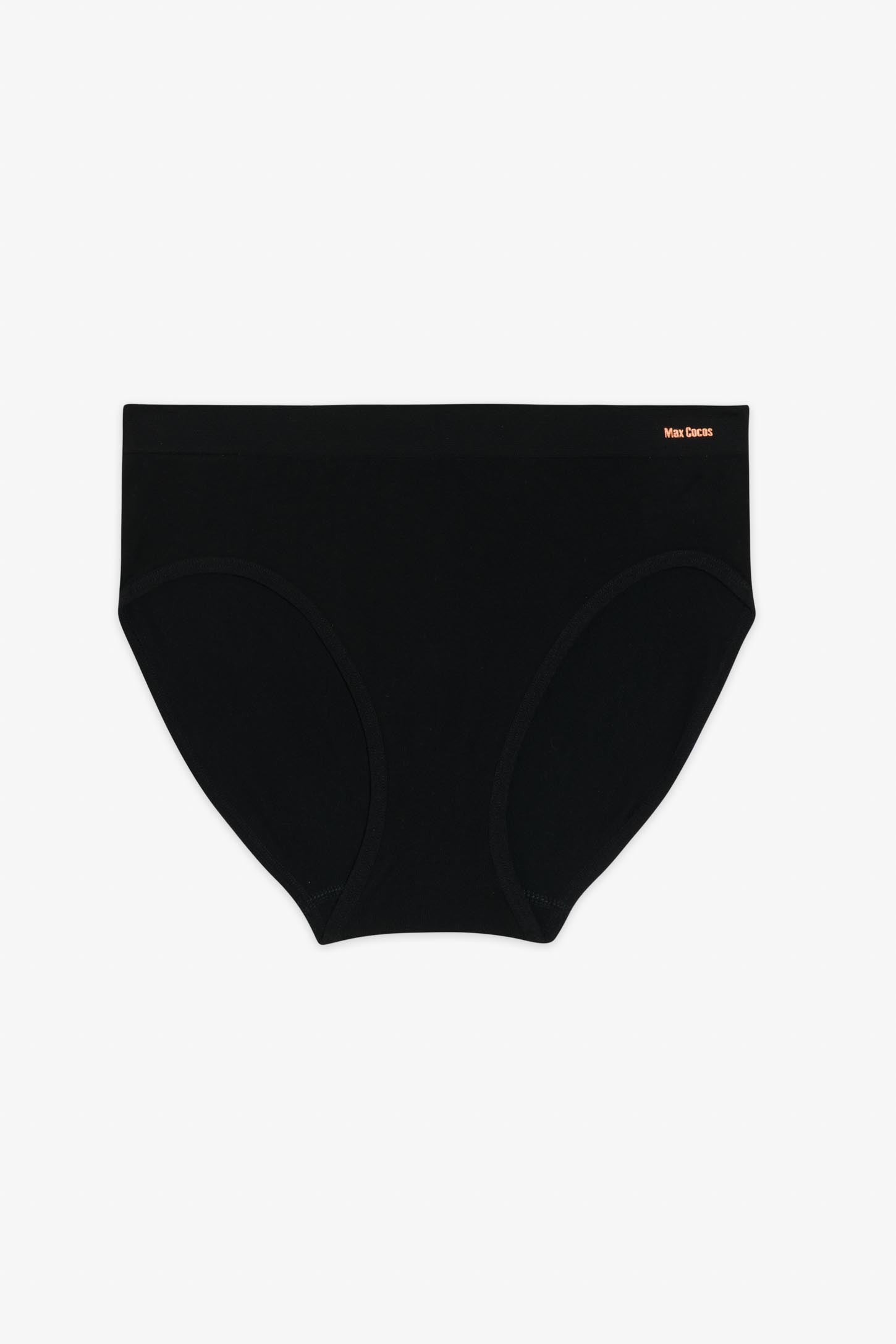 Culotte coupe bikini sans couture sculptante - Femme && NOIR