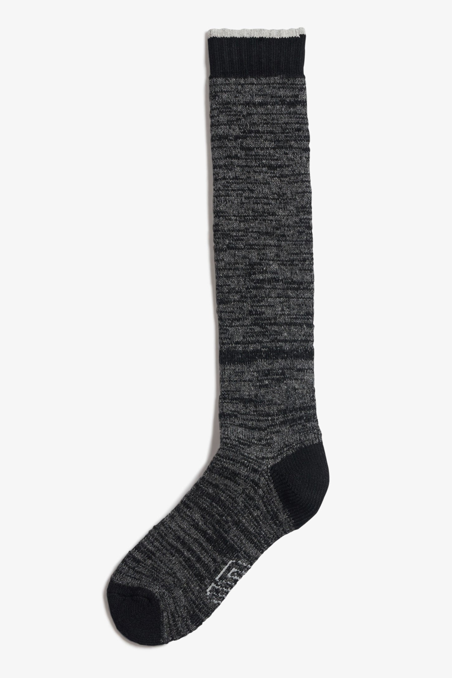 Chaussettes thermiques hauteur genoux - Femme && NOIR