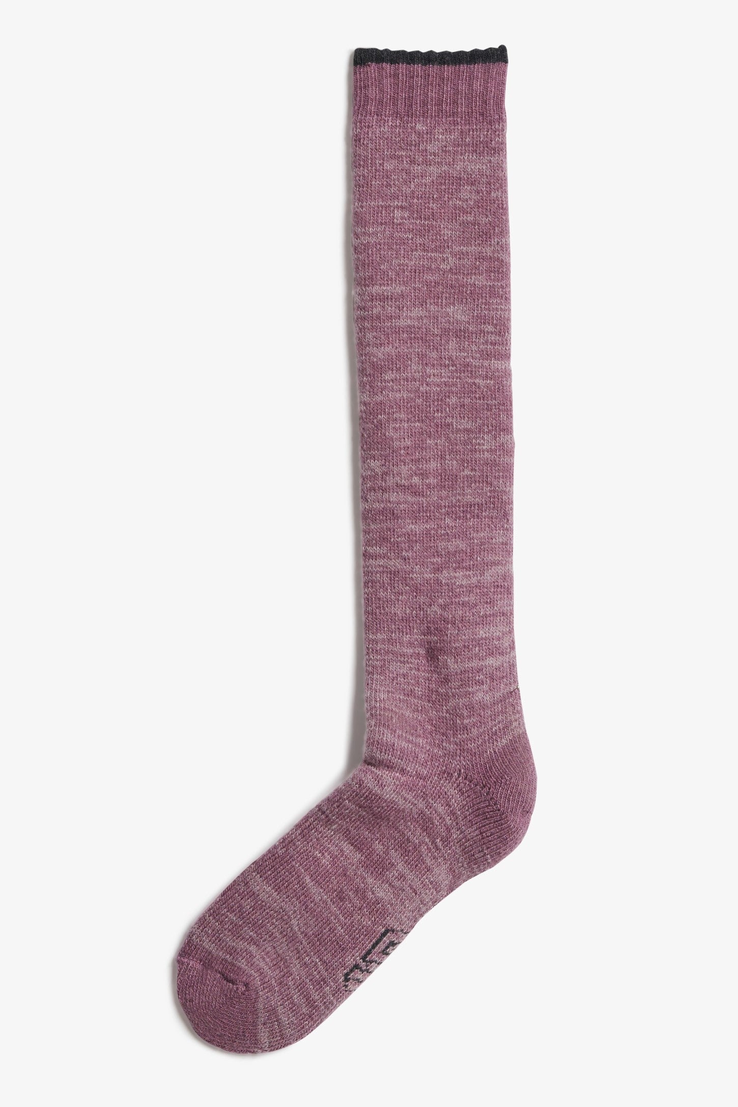 Chaussettes thermiques hauteur genoux - Femme && MAUVE