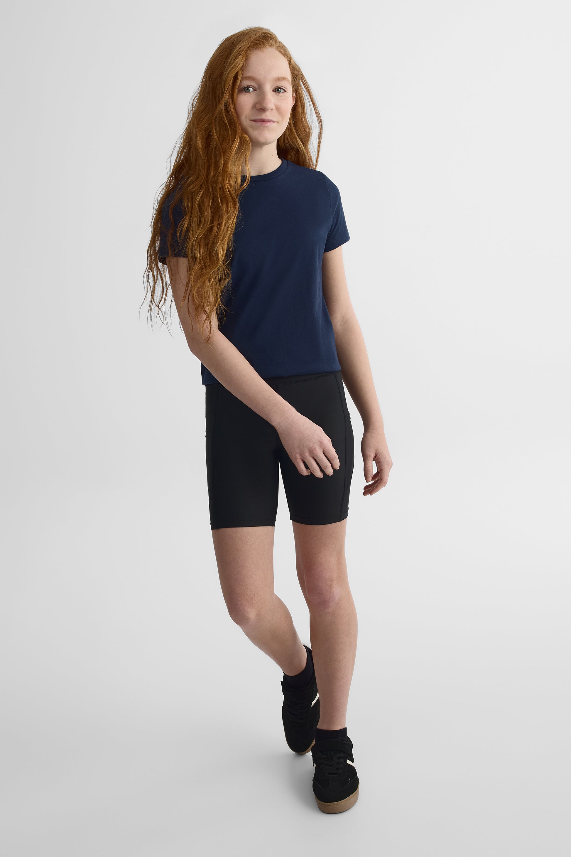Cuissard athlétique taille haute - Ado fille && NOIR