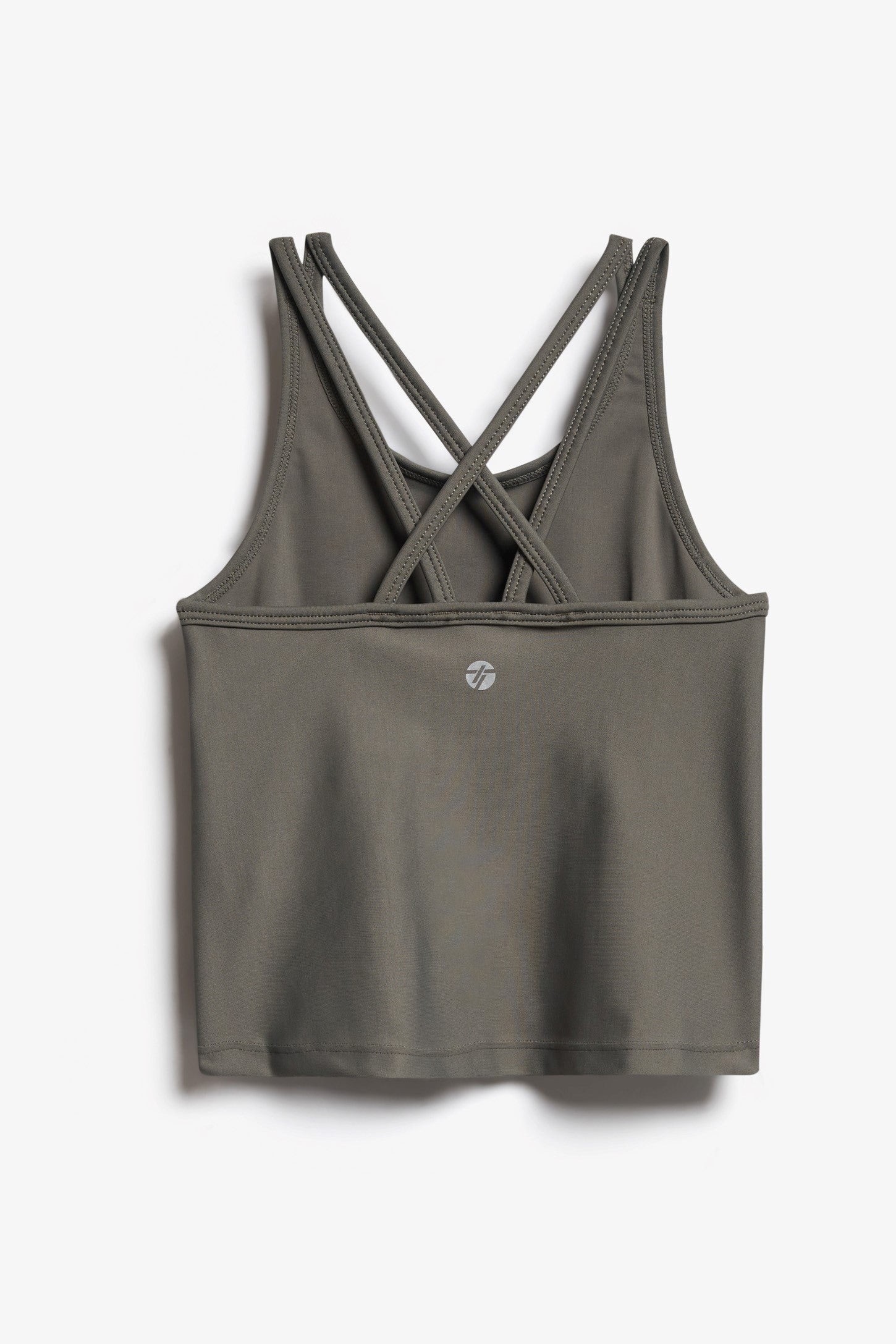 Camisole sportive dos croisé - Enfant fille && KAKI