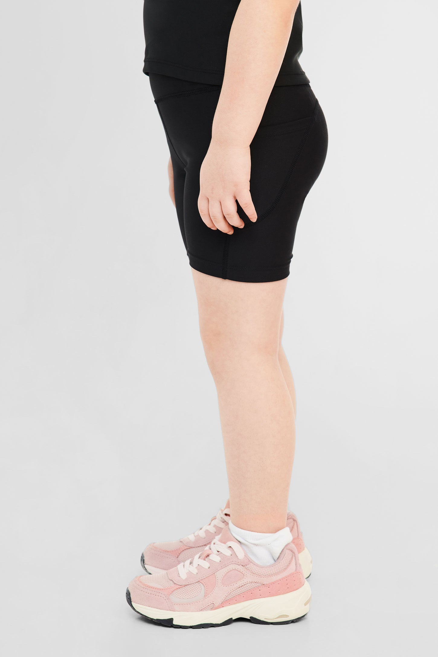 Cuissard vélo taille haute - Enfant fille && NOIR