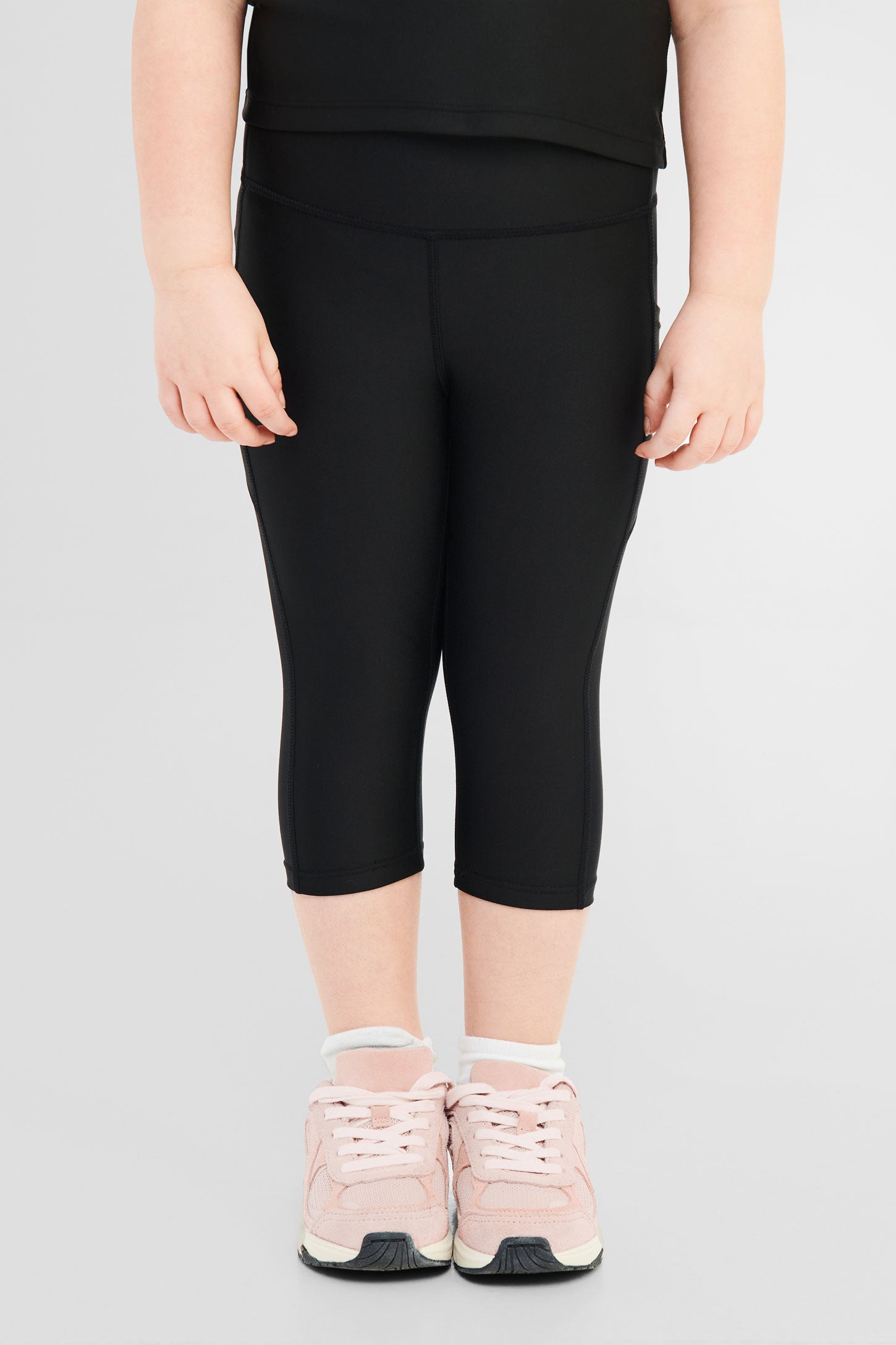 Girls black outlet capri leggings