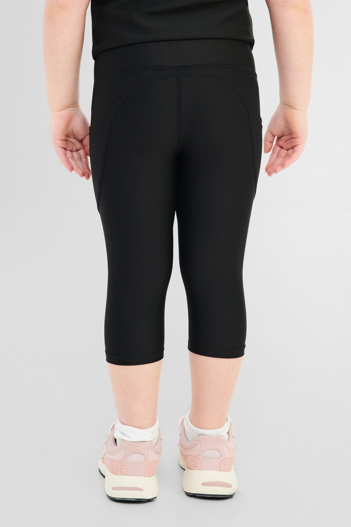 Legging capri sportif - Enfant fille && NOIR