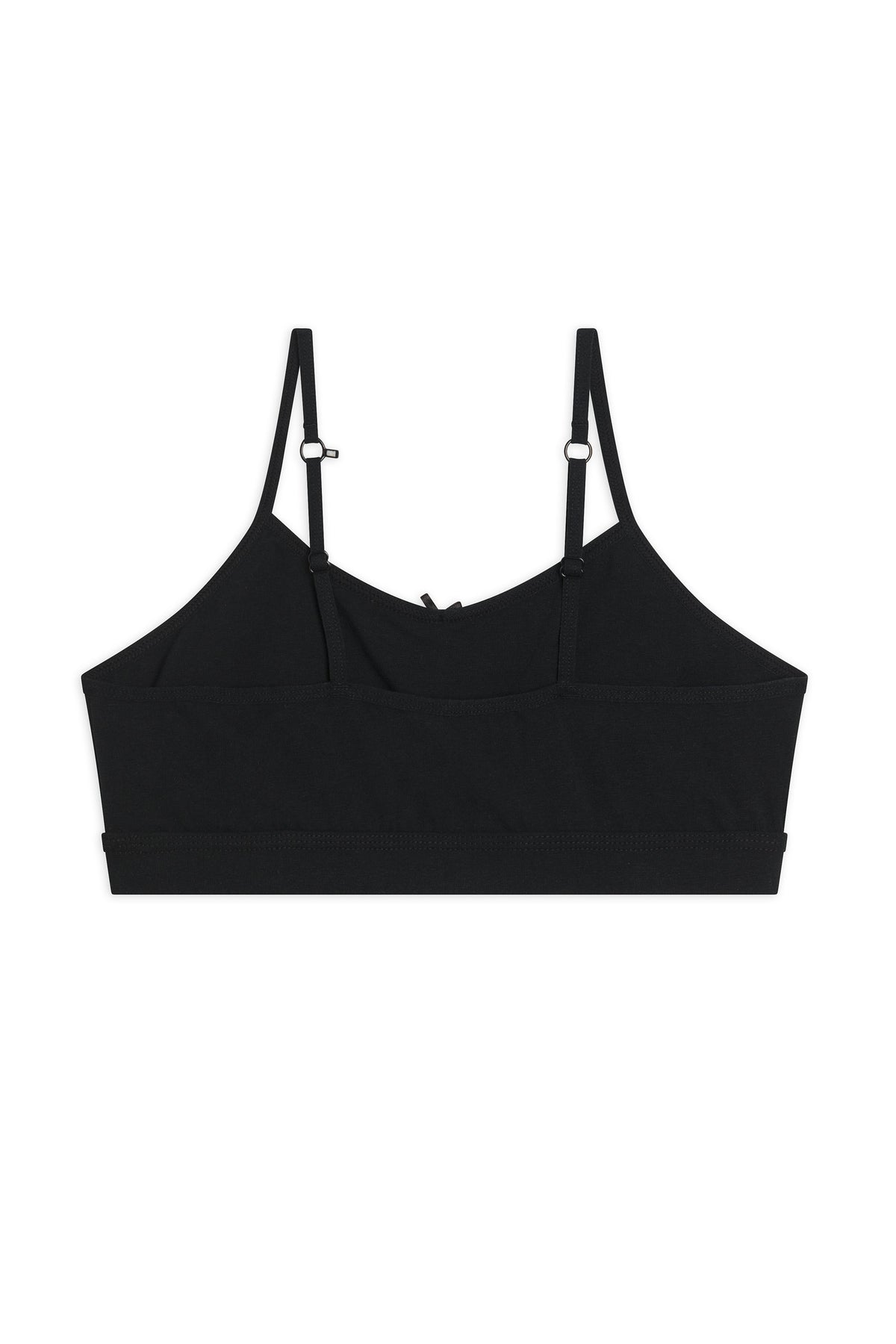 Bralette en coton - Ado fille && NOIR