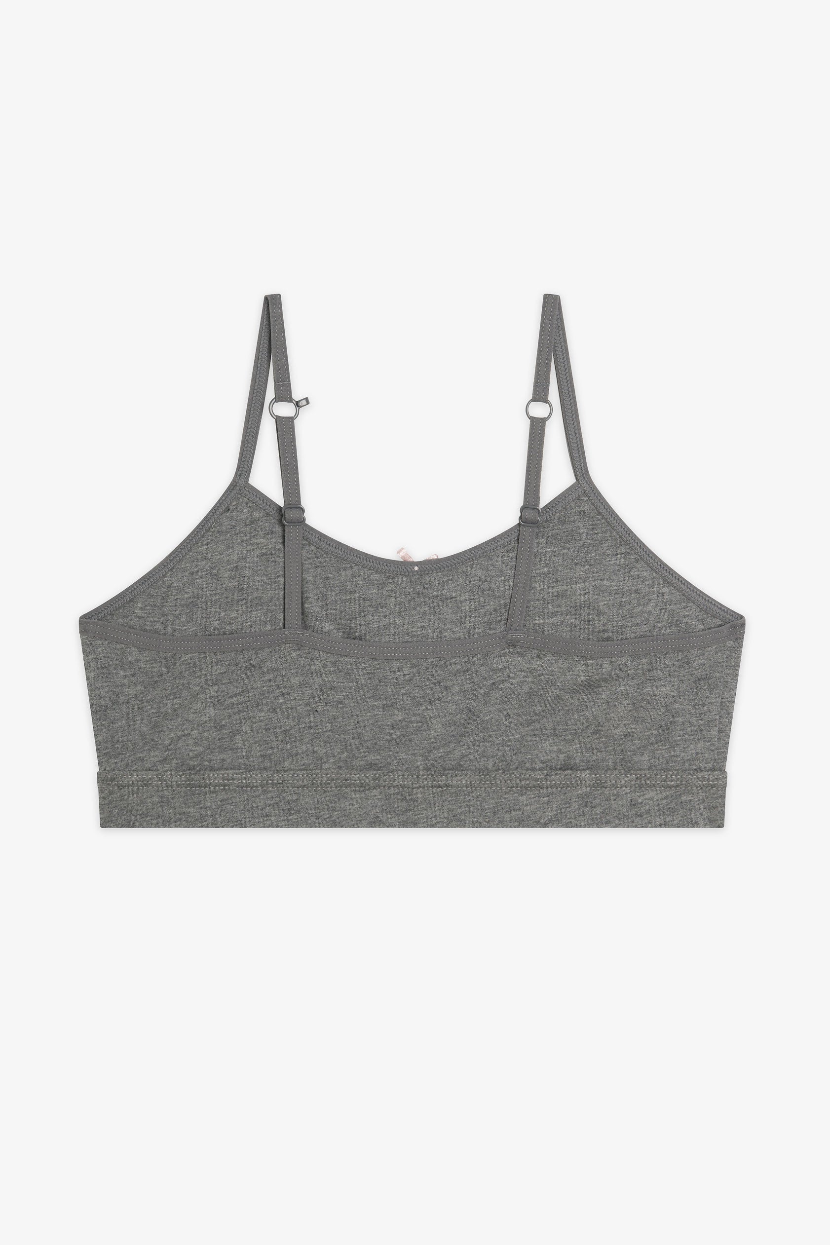 Bralette en coton - Ado fille && GRIS MIXTE