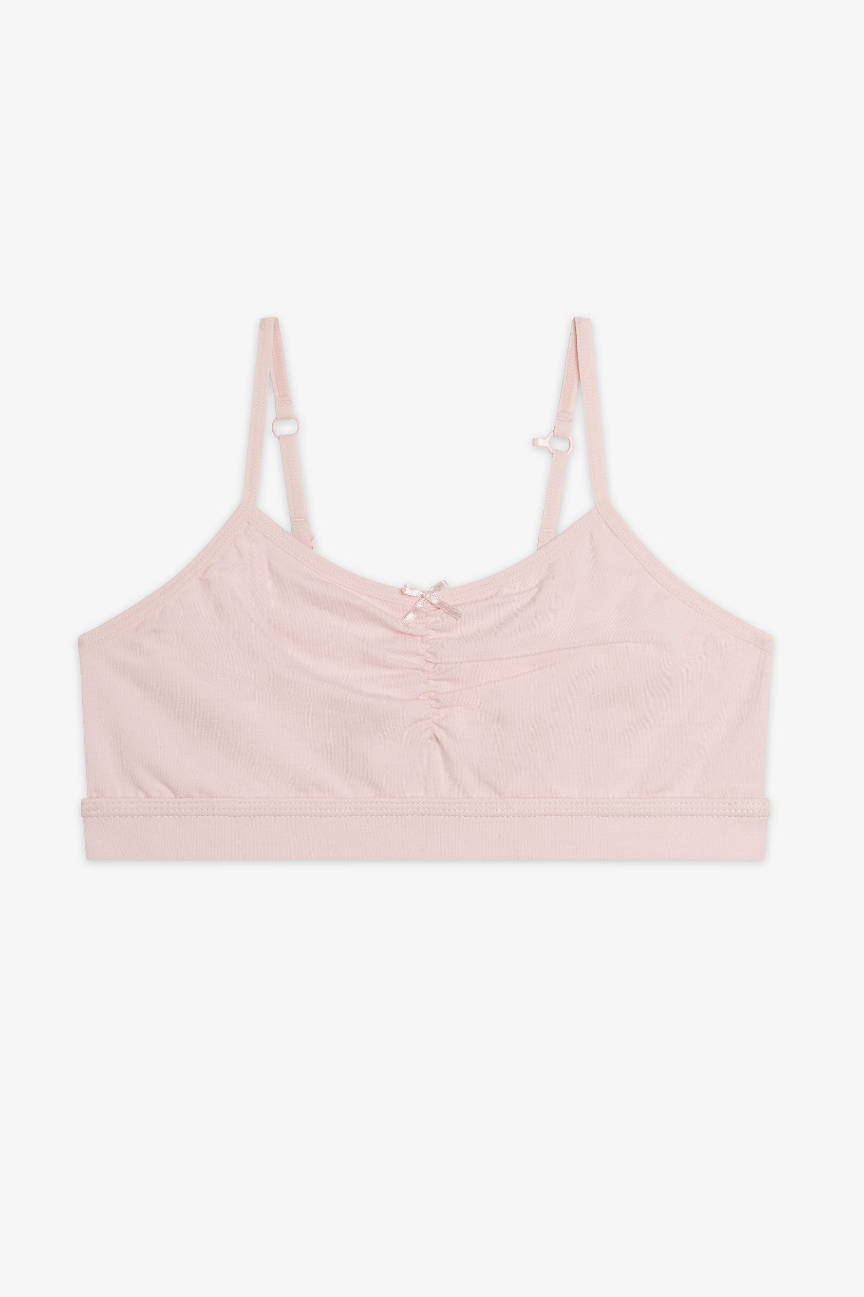 Bralette en coton - Ado fille && ROSE PALE