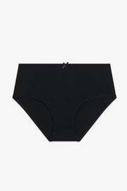Culotte hipster en coton - Ado fille && NOIR