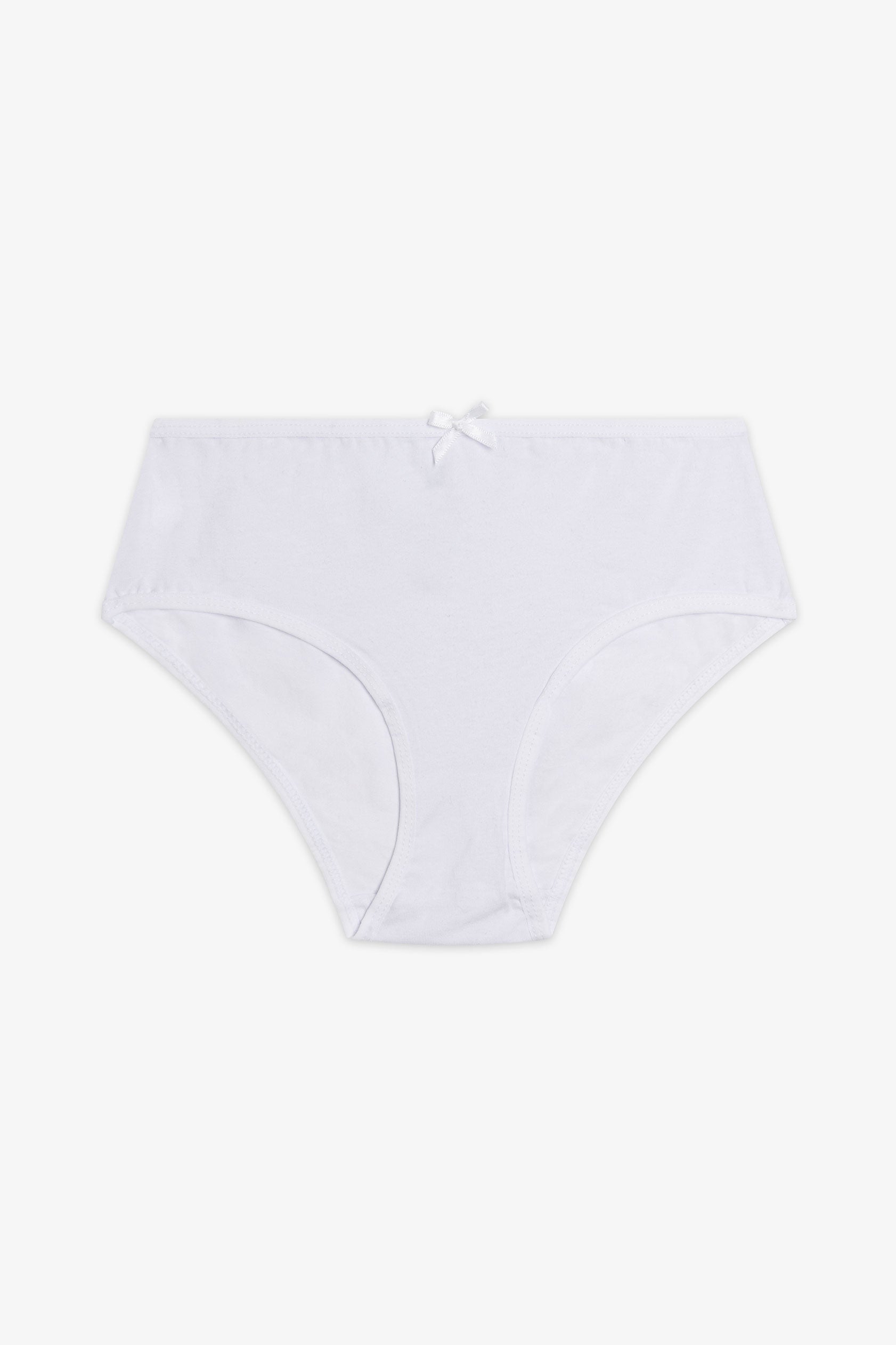 Culotte hipster en coton - Ado fille && BLANC