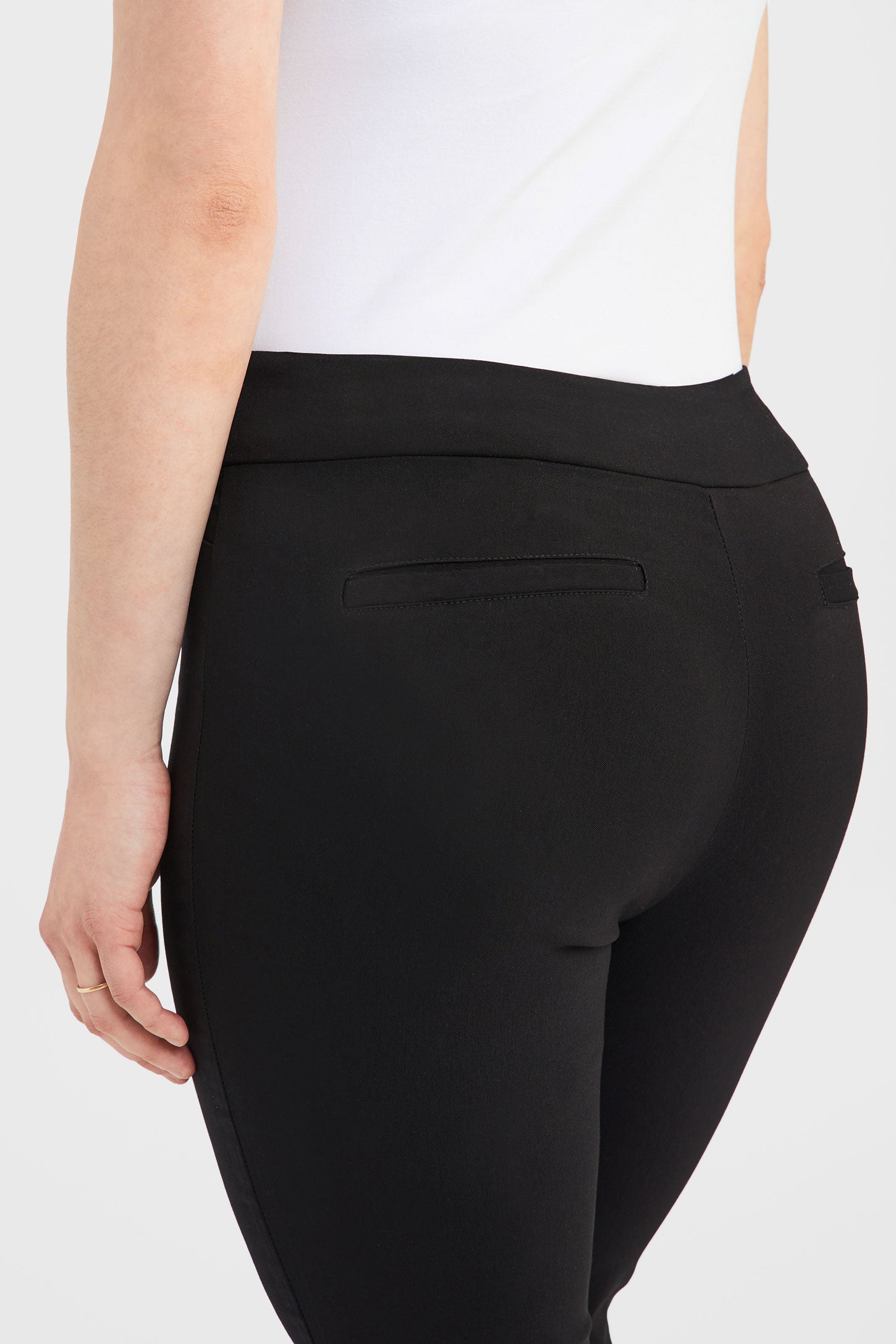 Capri ''Pull-on'' en twill - Femme && NOIR