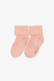 Chaussettes unies, 2T-3T - Bébé fille && ROSE