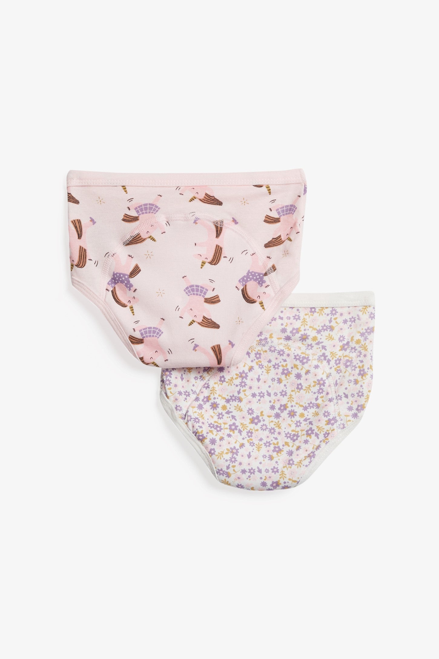 Lot de 2 culottes d'entrainement, 2T-3T - Bébé fille && LILAS