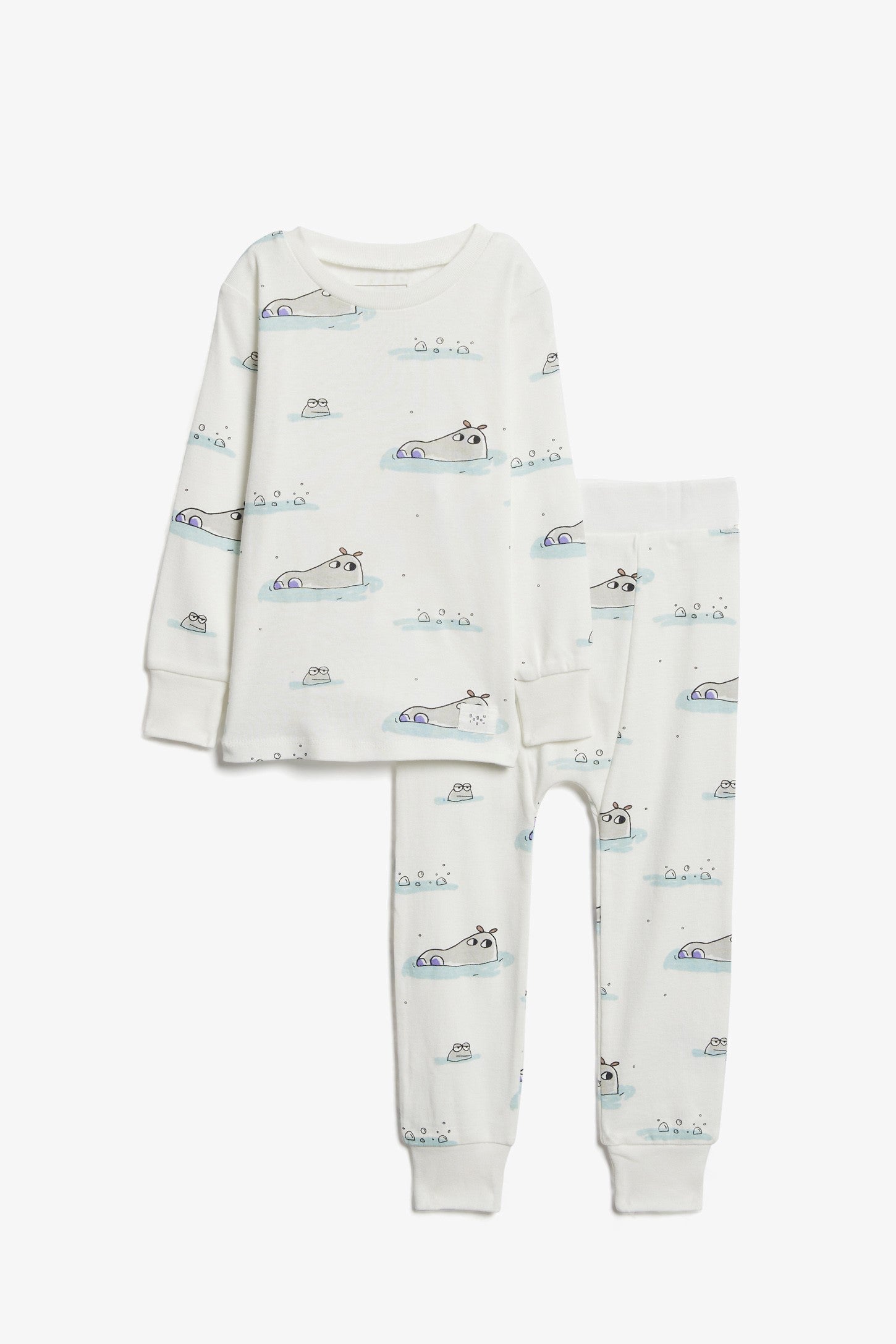 Pyjama 2-pièces en coton bio, 2/30$ - Bébé && BLANC
