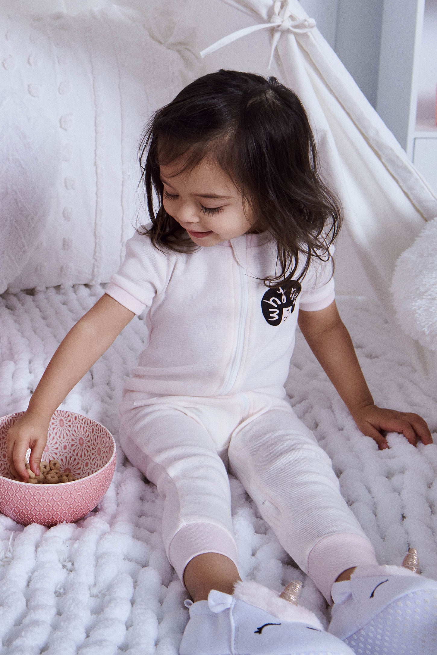 Pyjama 1-pièce, coton bio, 2/30$ - Bébé && ROSE
