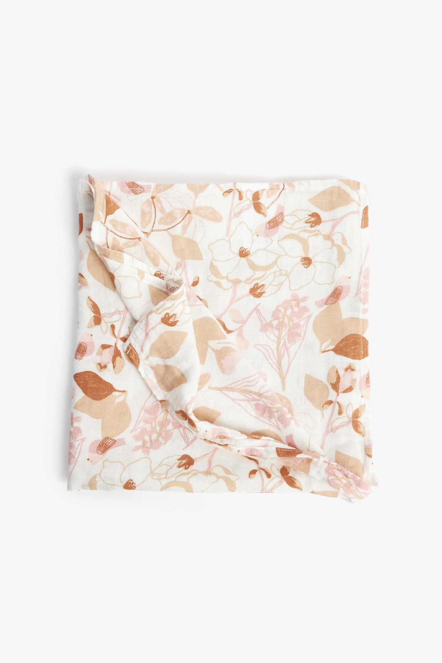 Couverture mousseline en bamboo et coton - Bébé && MAUVE PALE
