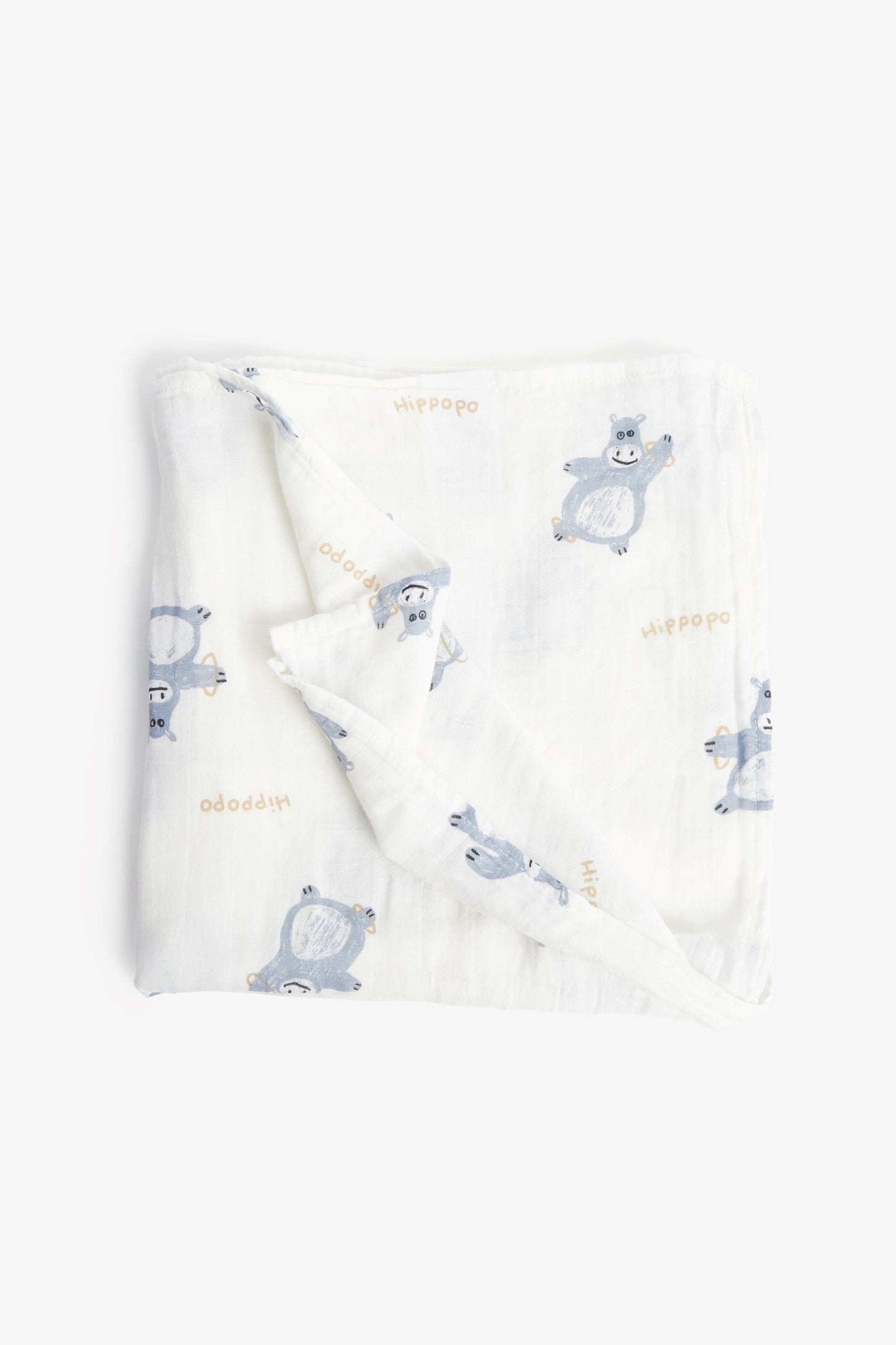 Couverture mousseline en bamboo et coton - Bébé && BLANC
