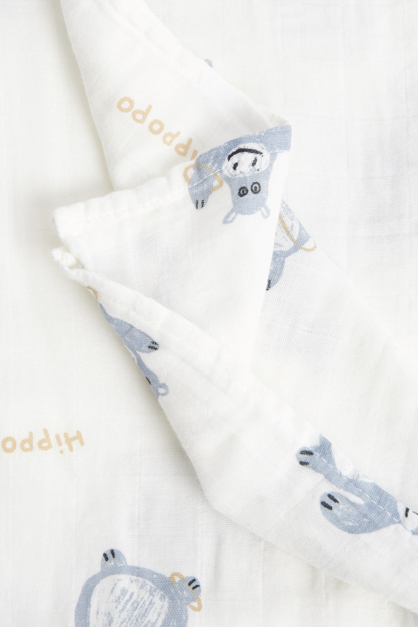 Couverture mousseline en bamboo et coton - Bébé && BLANC
