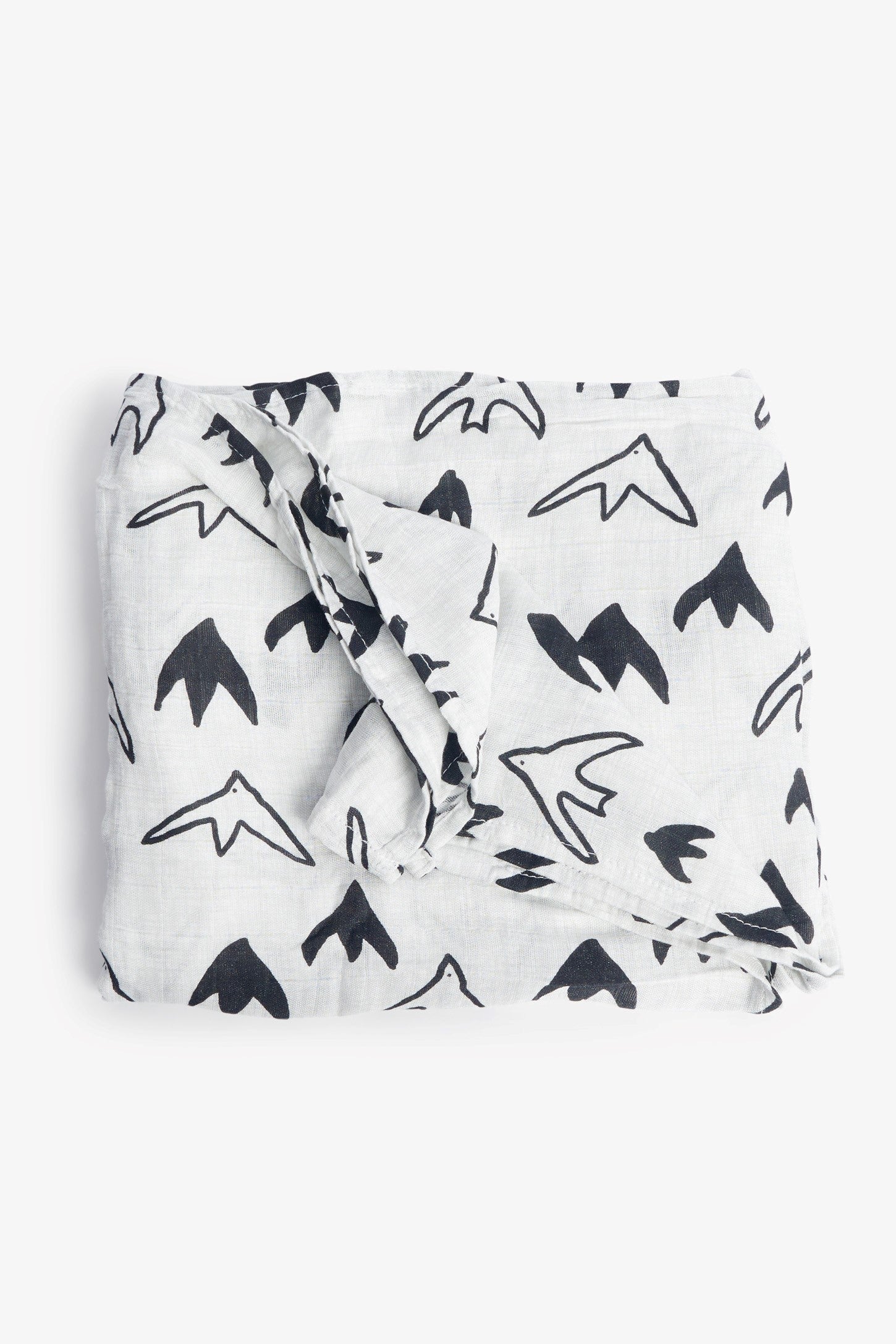 Couverture mousseline en bamboo et coton - Bébé && NOIR