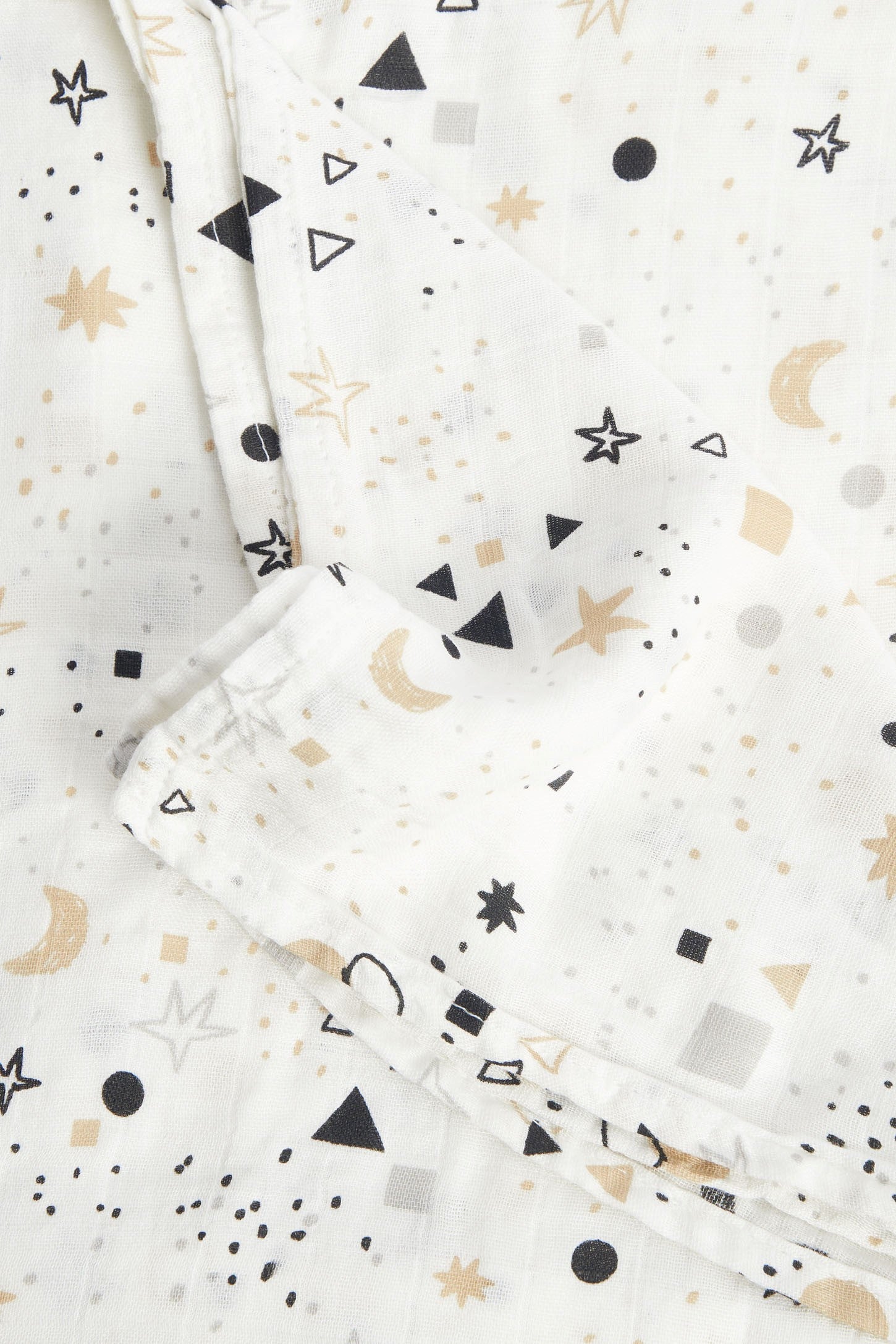 Couverture mousseline en bamboo et coton - Bébé && BLANC