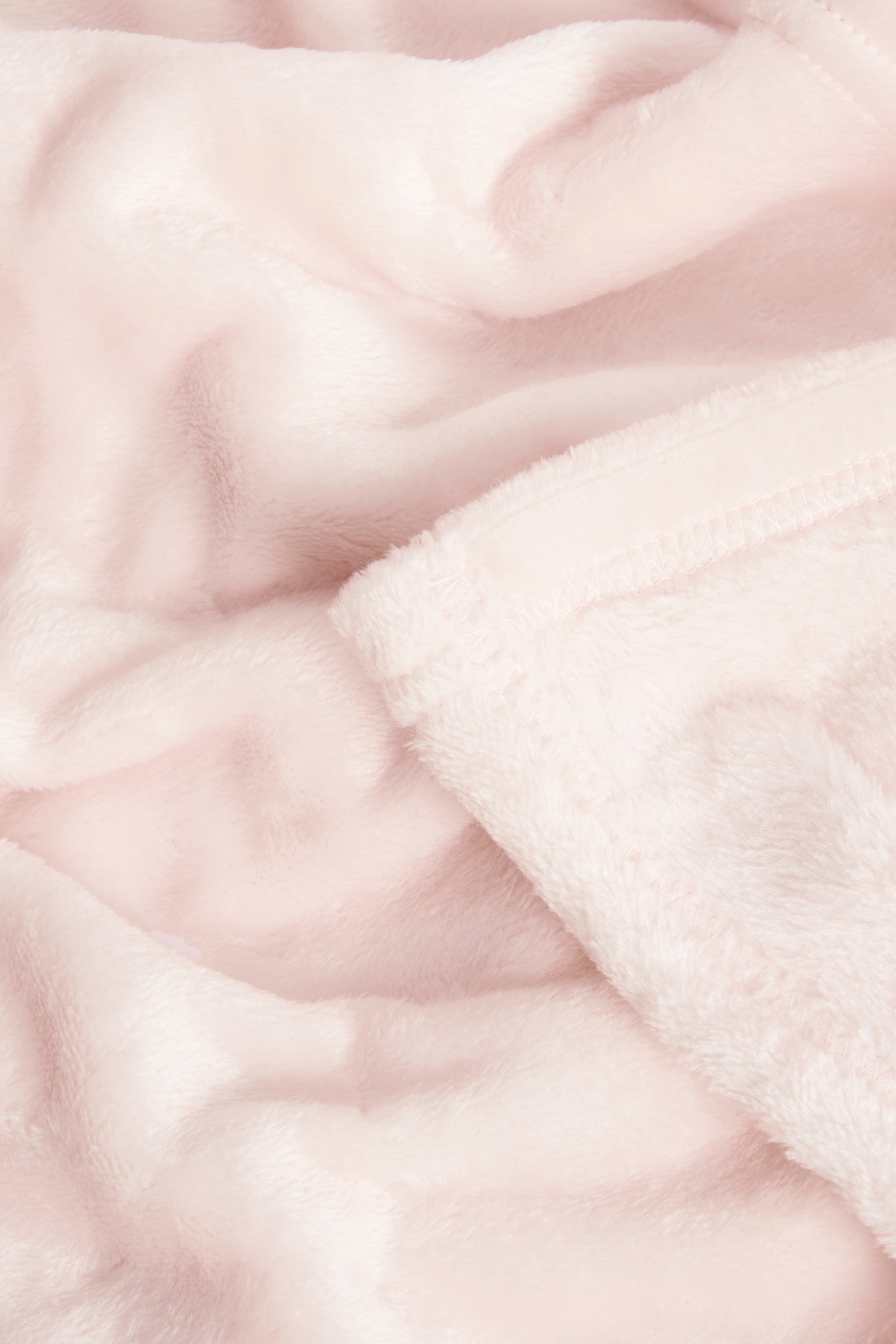 Couverture animal, peluche - Bébé && ROSE PALE