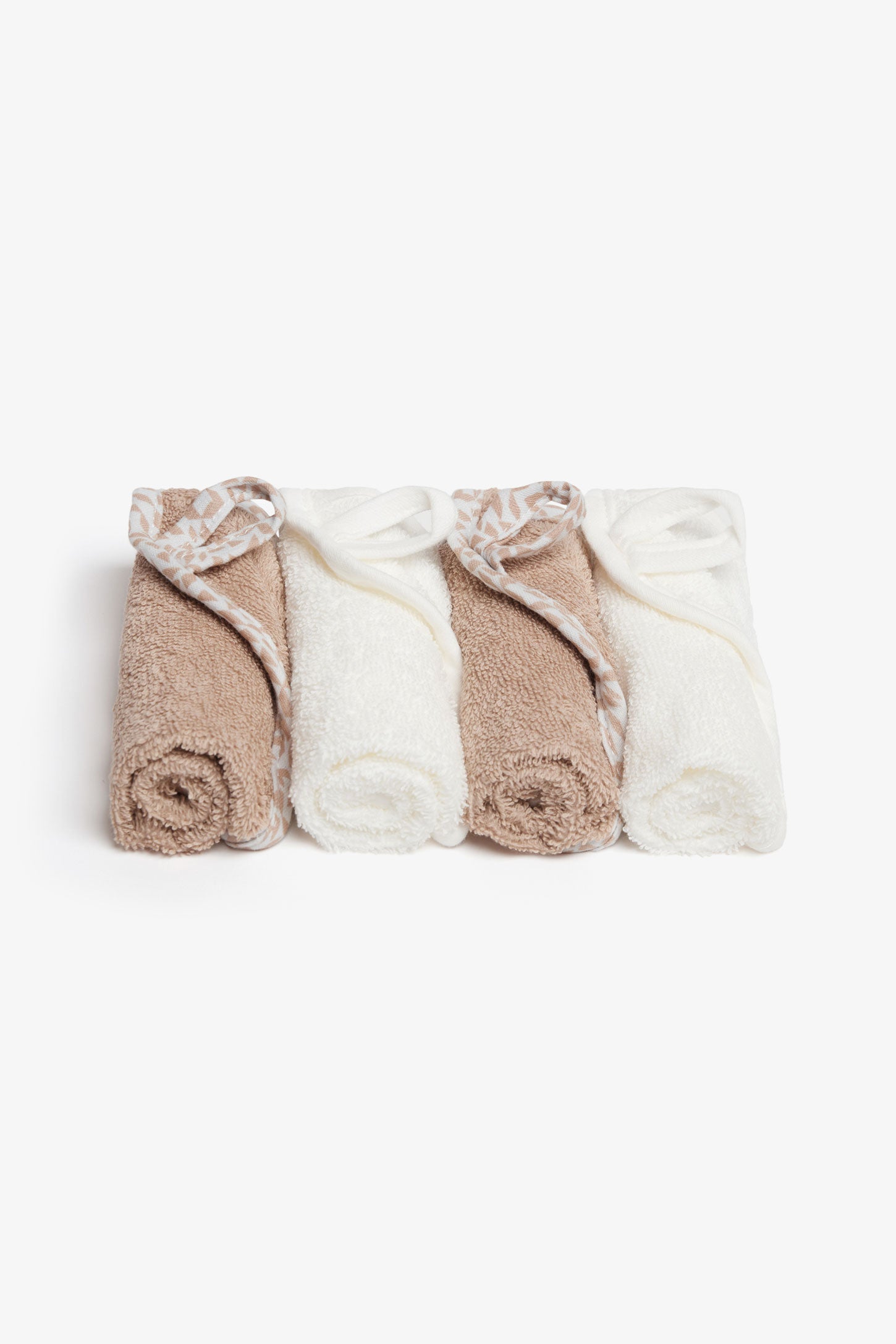Lot 8 Débarbouillettes Bébé 30x30cm - Coton Doux, Pour Le Bain Et Le Change - 7