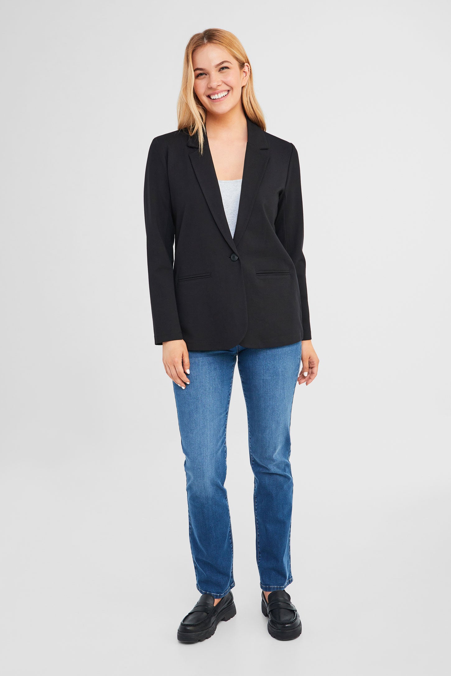 Veston coupe ''Boyfriend'' - Femme && NOIR