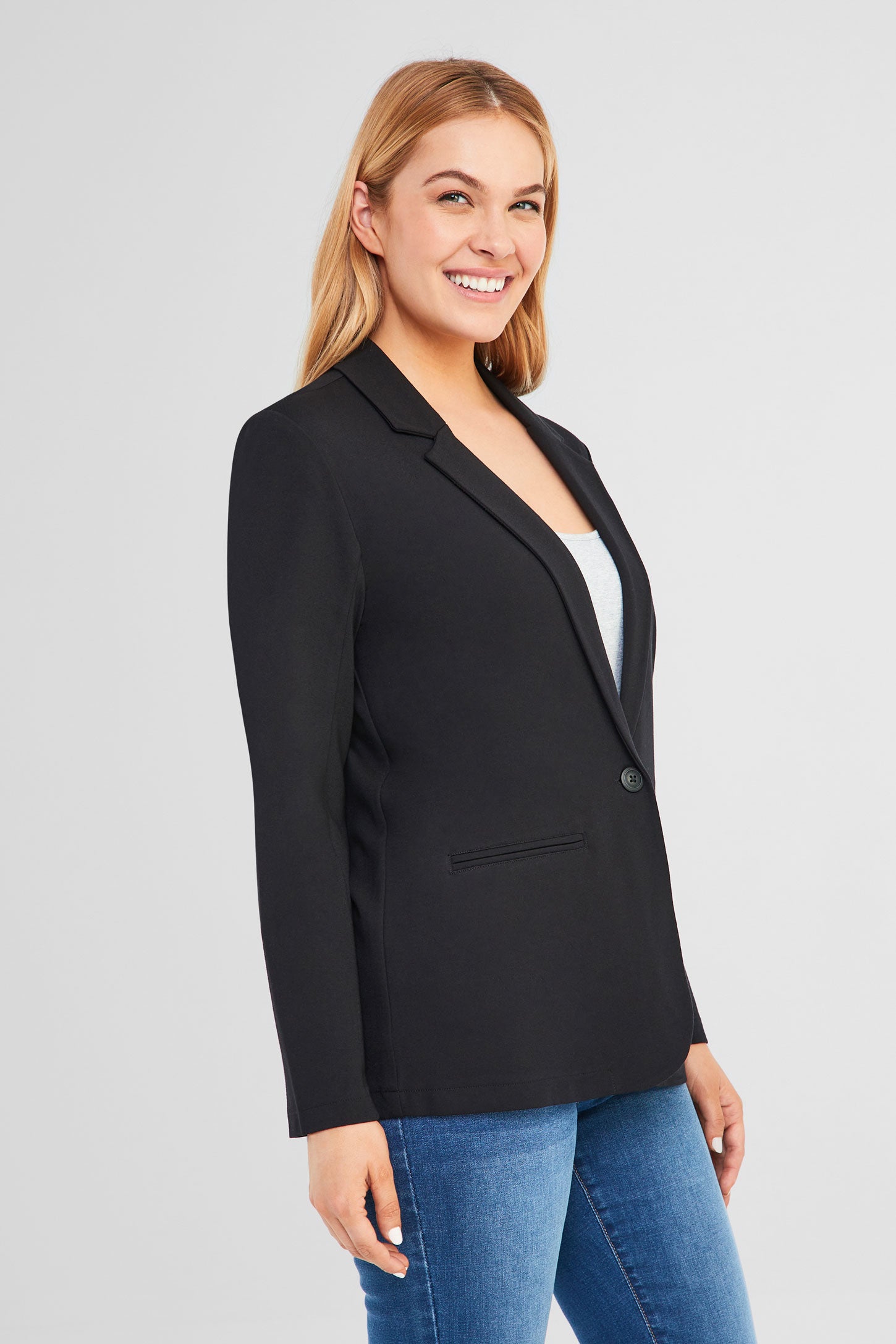 Veston coupe ''Boyfriend'' - Femme && NOIR