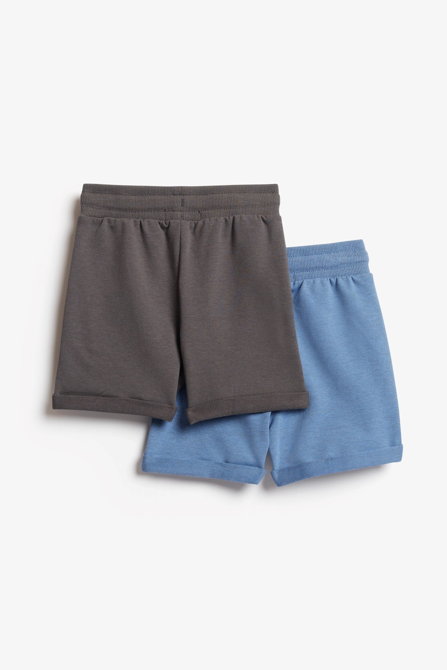 Lot de 2 shorts ouatés, 2T-3T - Bébé garçon && GRIS