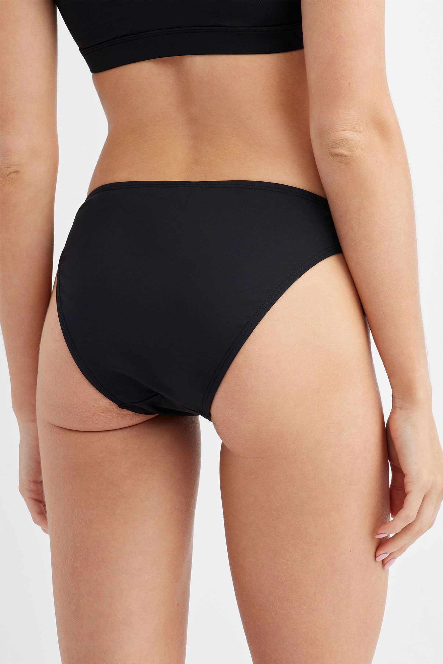 Culotte maillot de bain taille semi-haute, 2/40$ - Femme && NOIR