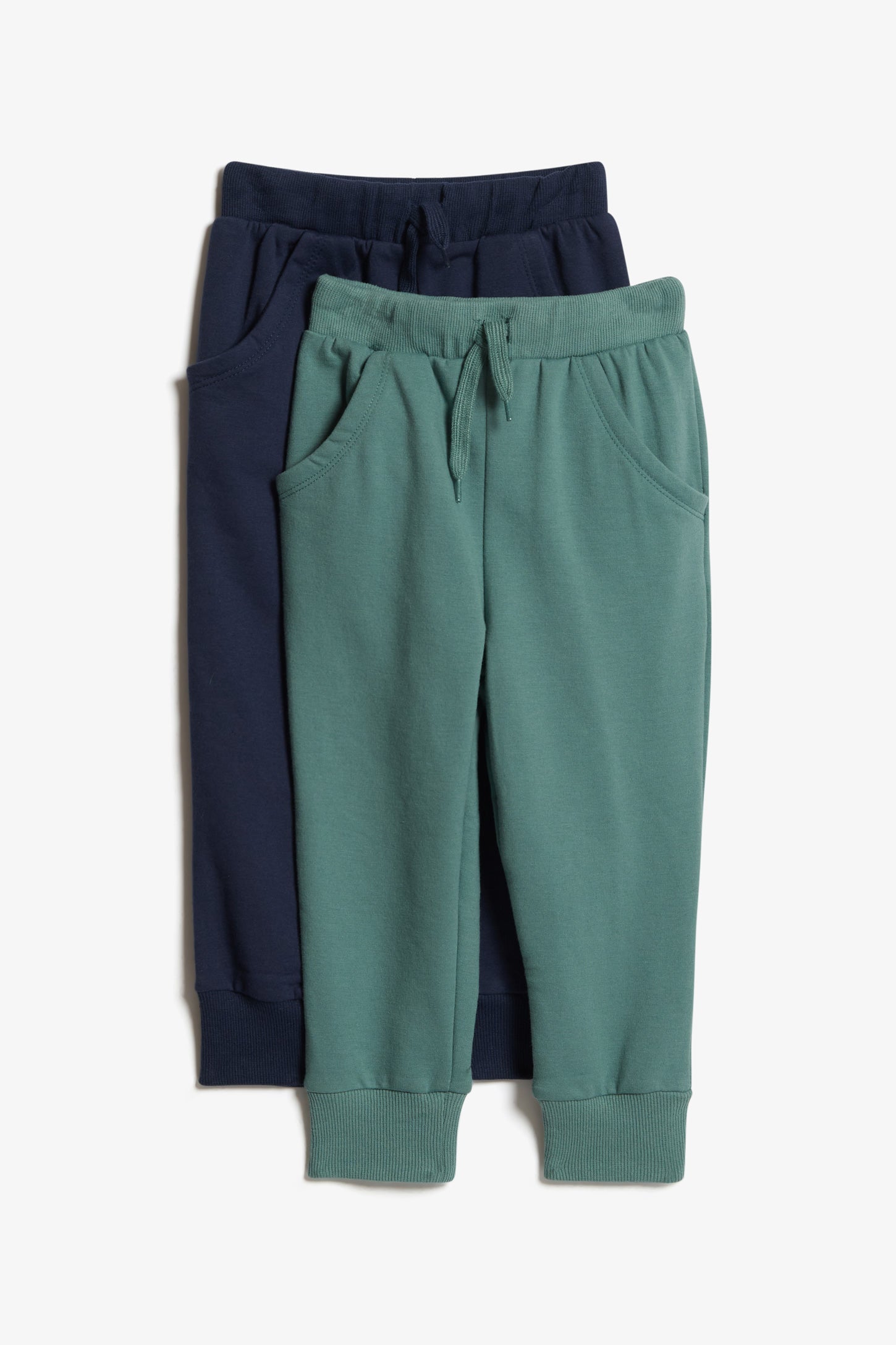 Lot de 2 pantalons jogger - Bébé garçon && MARIN