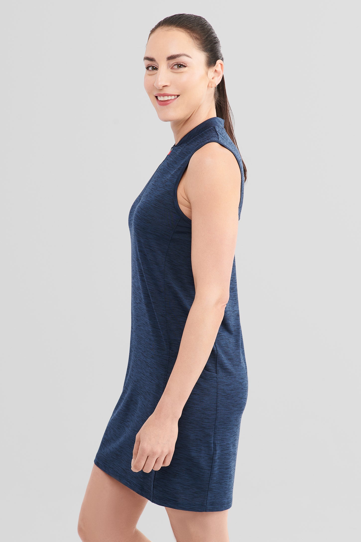 Robe polo athlétique sans manches - Femme && MARIN