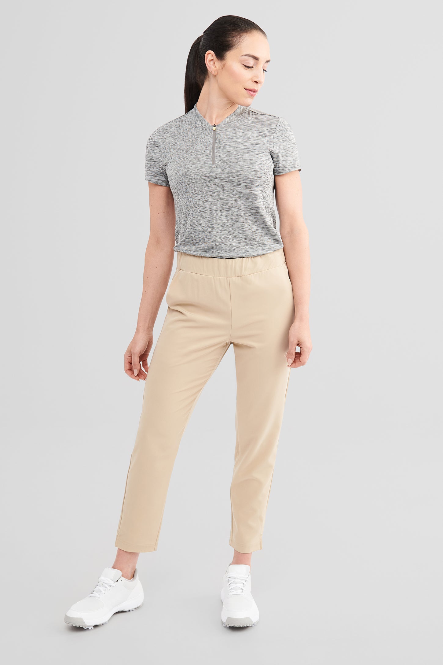 Pantalon 7/8 athlétique - Femme && BEIGE