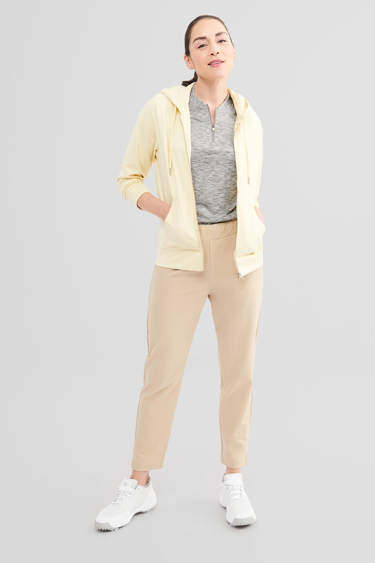 Pantalon 7/8 athlétique - Femme && BEIGE