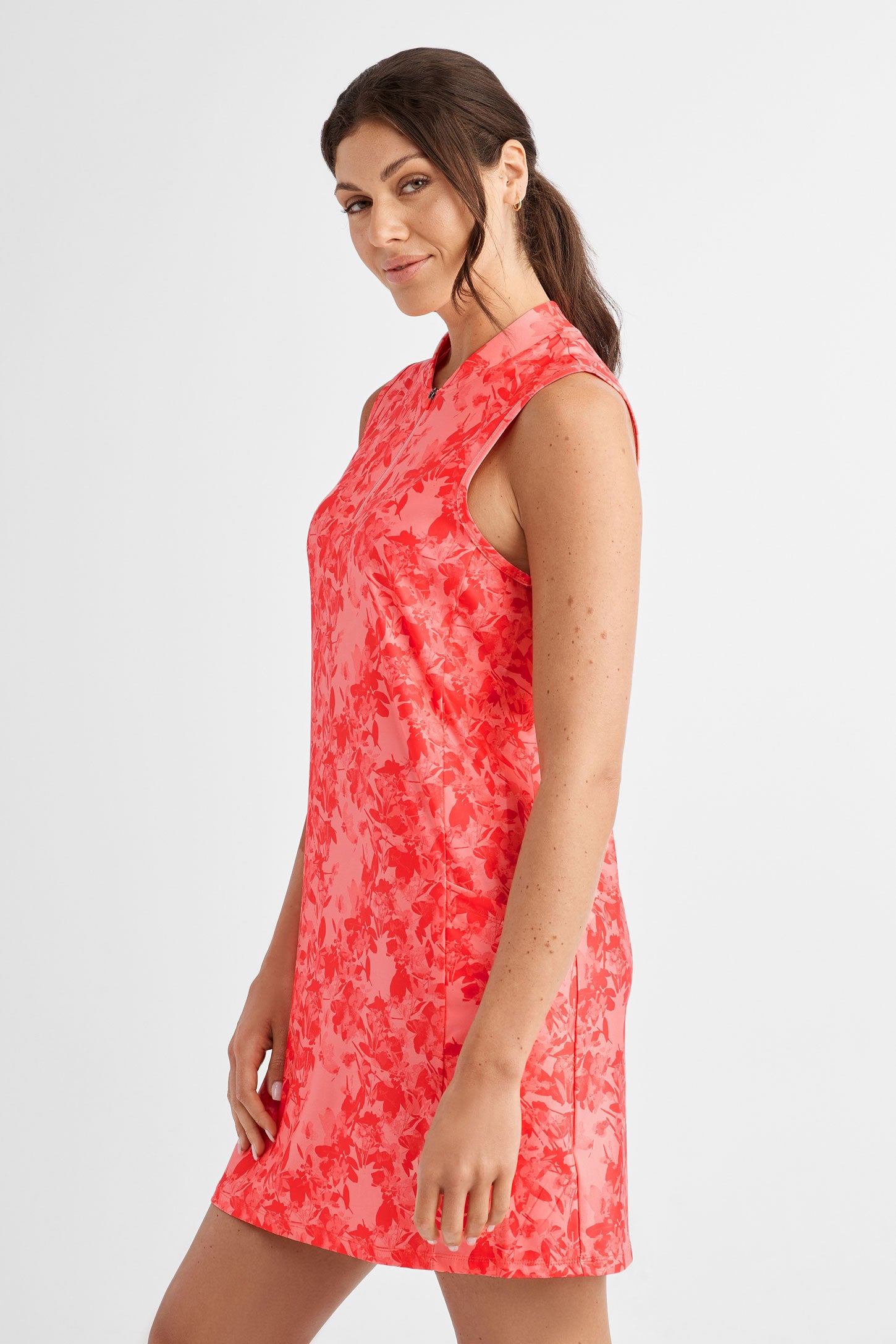 Robe polo athlétique - Femme && ROSE MULTI