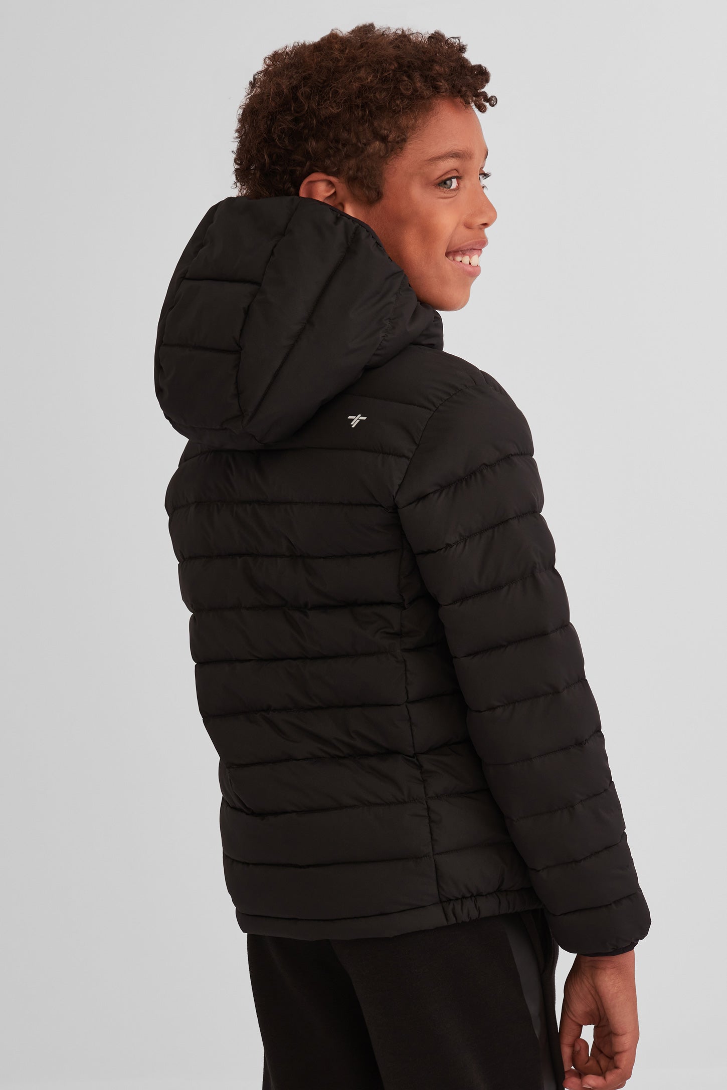 Manteau matelassé compressible - Ado garçon && NOIR