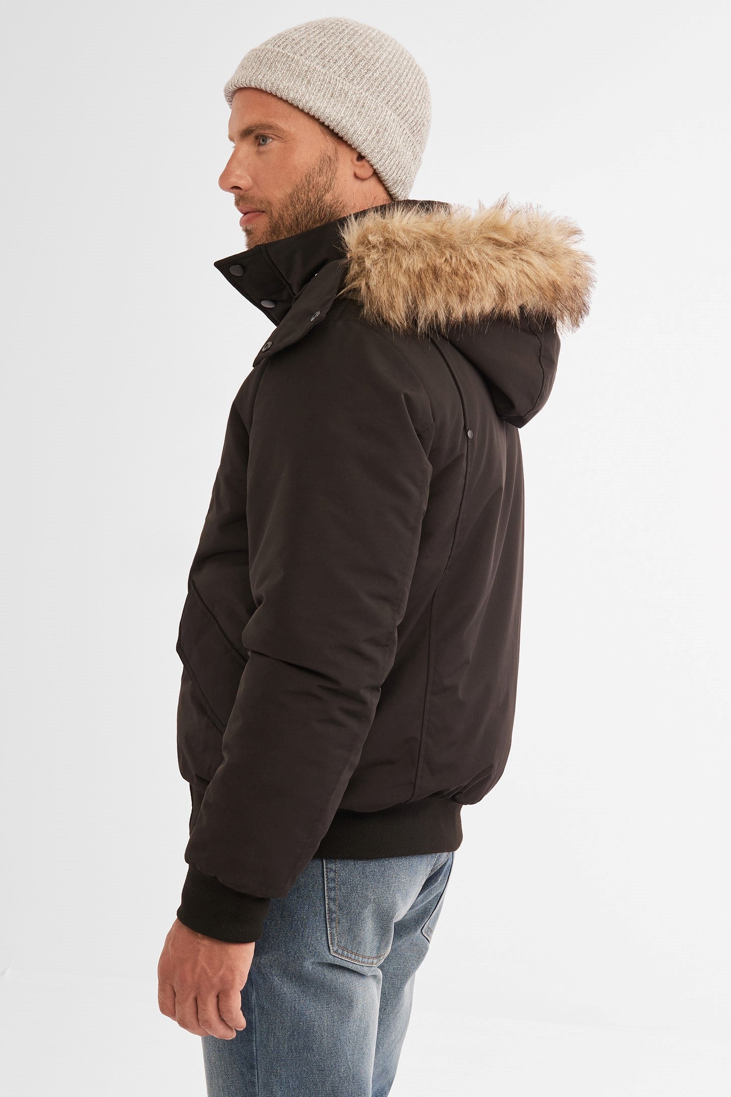 Manteau d'hiver - Homme && CHARBON