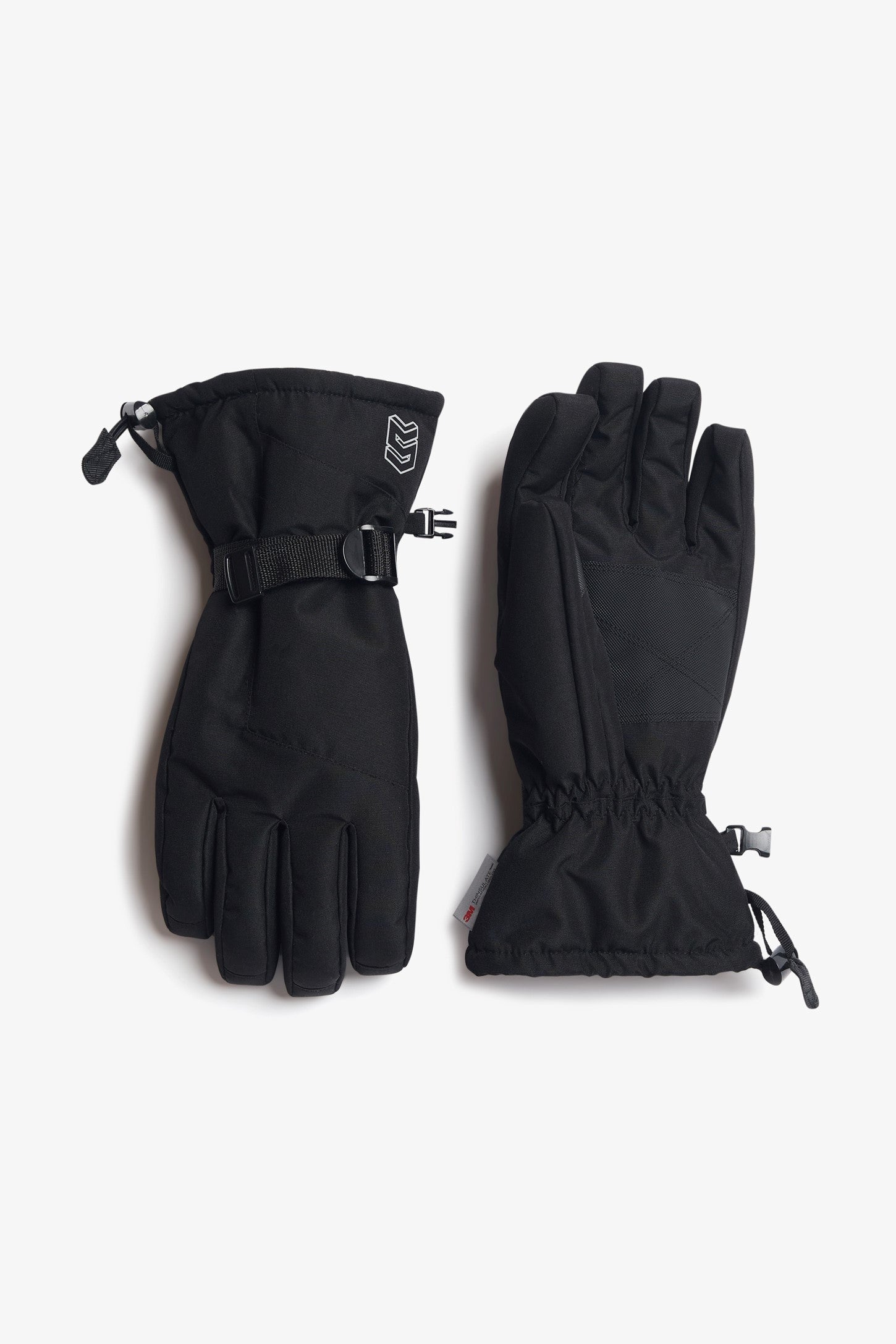 Gants de neige isolées résistants à l'eau - Homme && NOIR