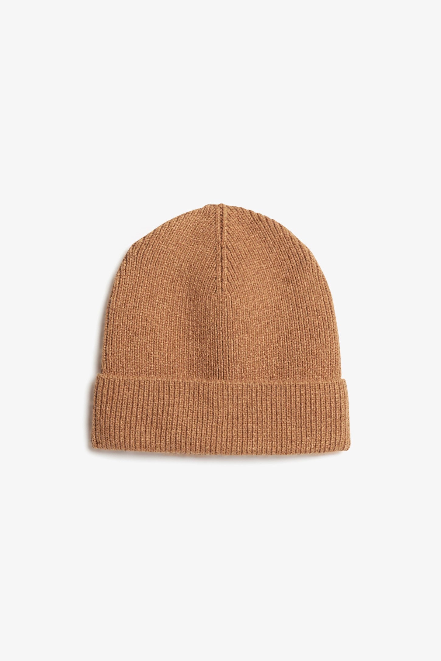 Tuque à revers doublée polyester recyclé - Homme && BRUN